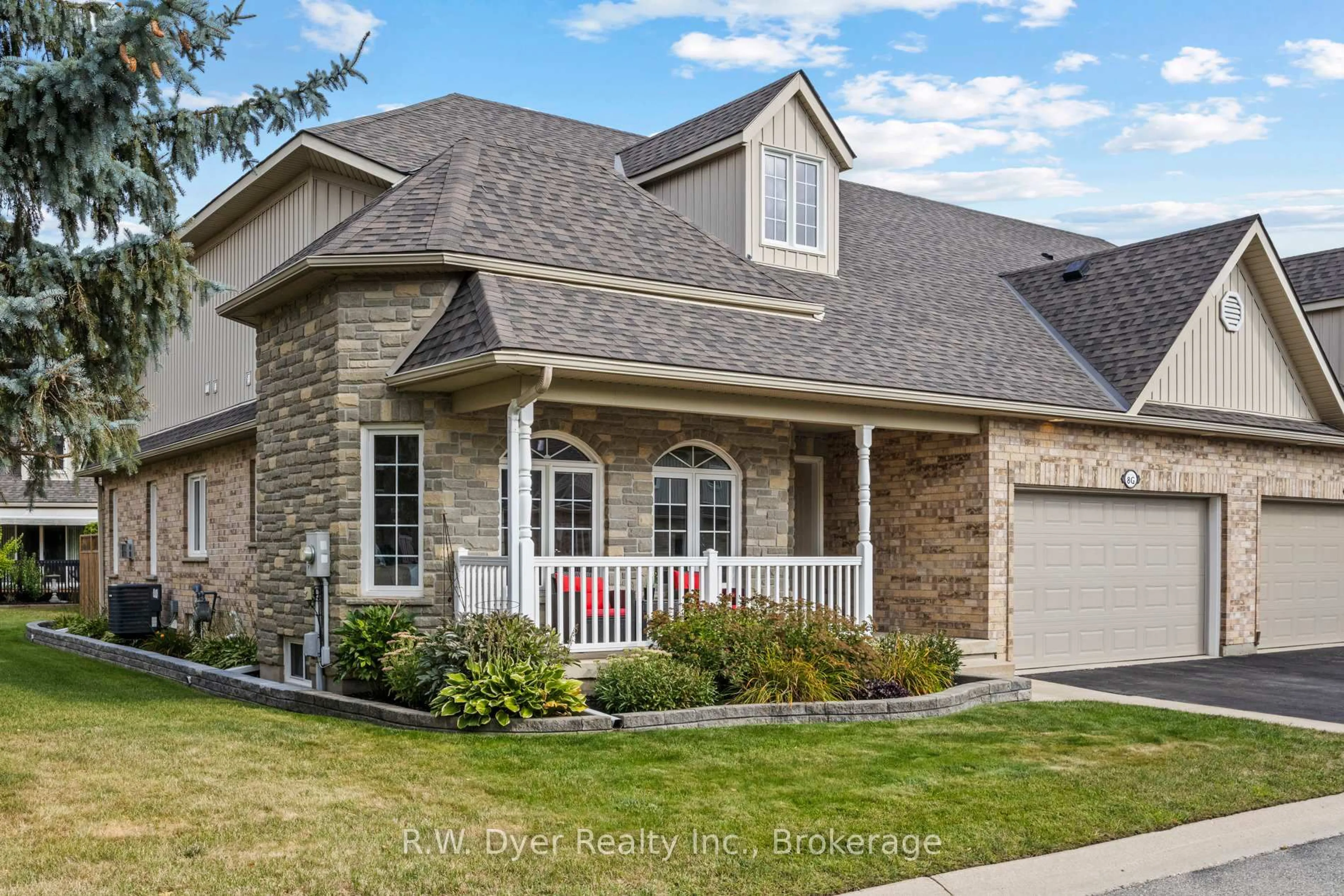 Home with brick exterior material, street for 350 Doon Valley Dr #8G, Kitchener Ontario N2P 2M9