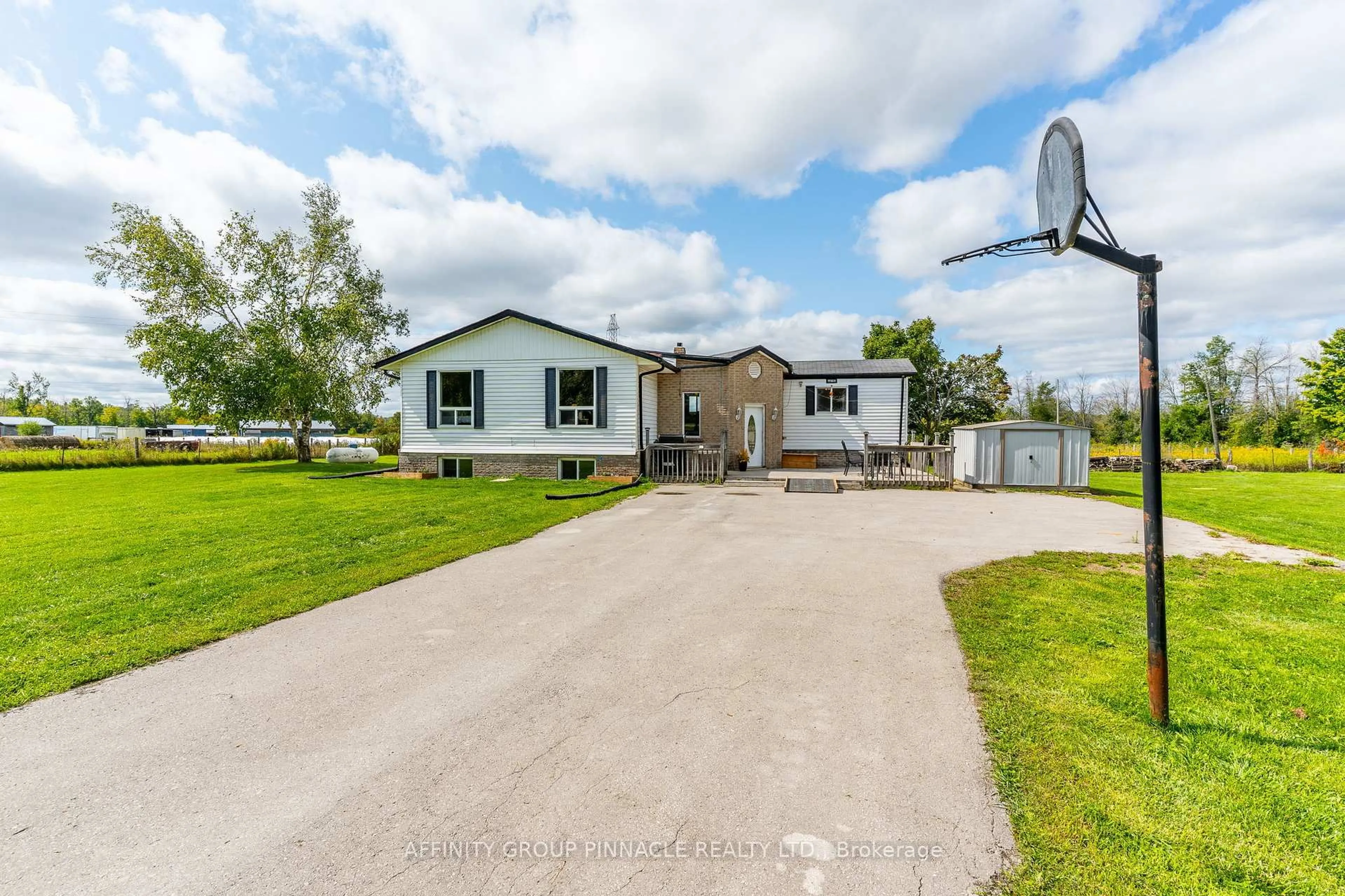 A pic from outside/outdoor area/front of a property/back of a property/a pic from drone, street for 1071 Opmar Rd, Kawartha Lakes Ontario K0M 2M0
