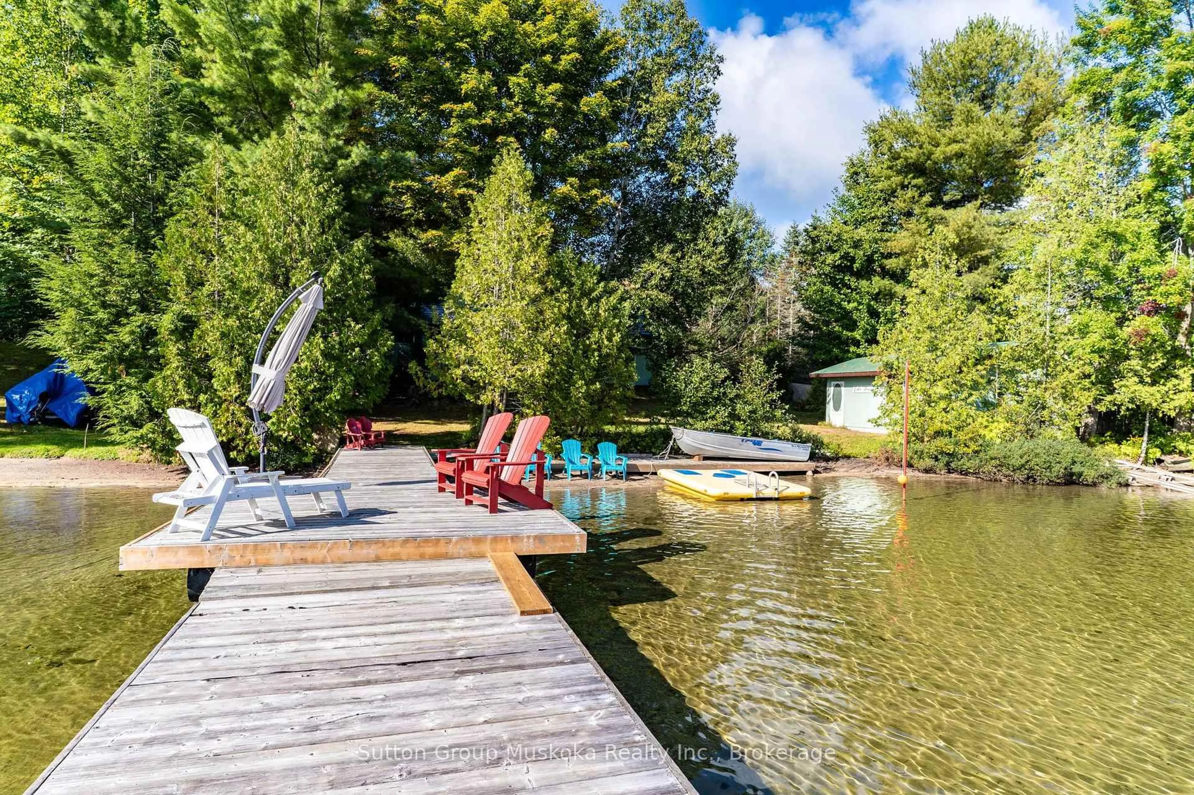 Patio, water/lake/river/ocean view for 178 LONG POINT Rd, Huntsville Ontario P0B 1M0