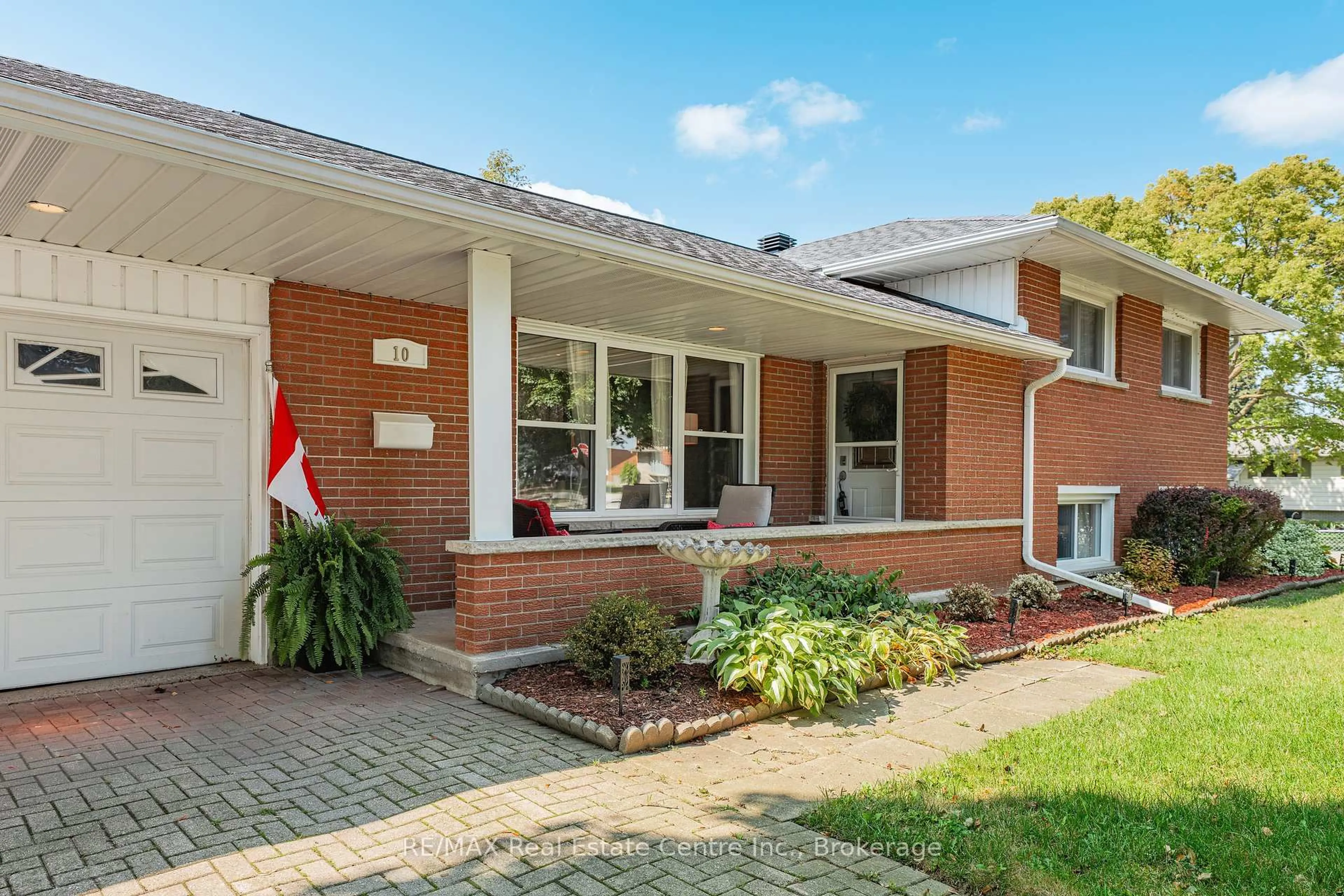 Home with brick exterior material, street for 10 Inlet Ave, Kitchener Ontario N2B 2L8