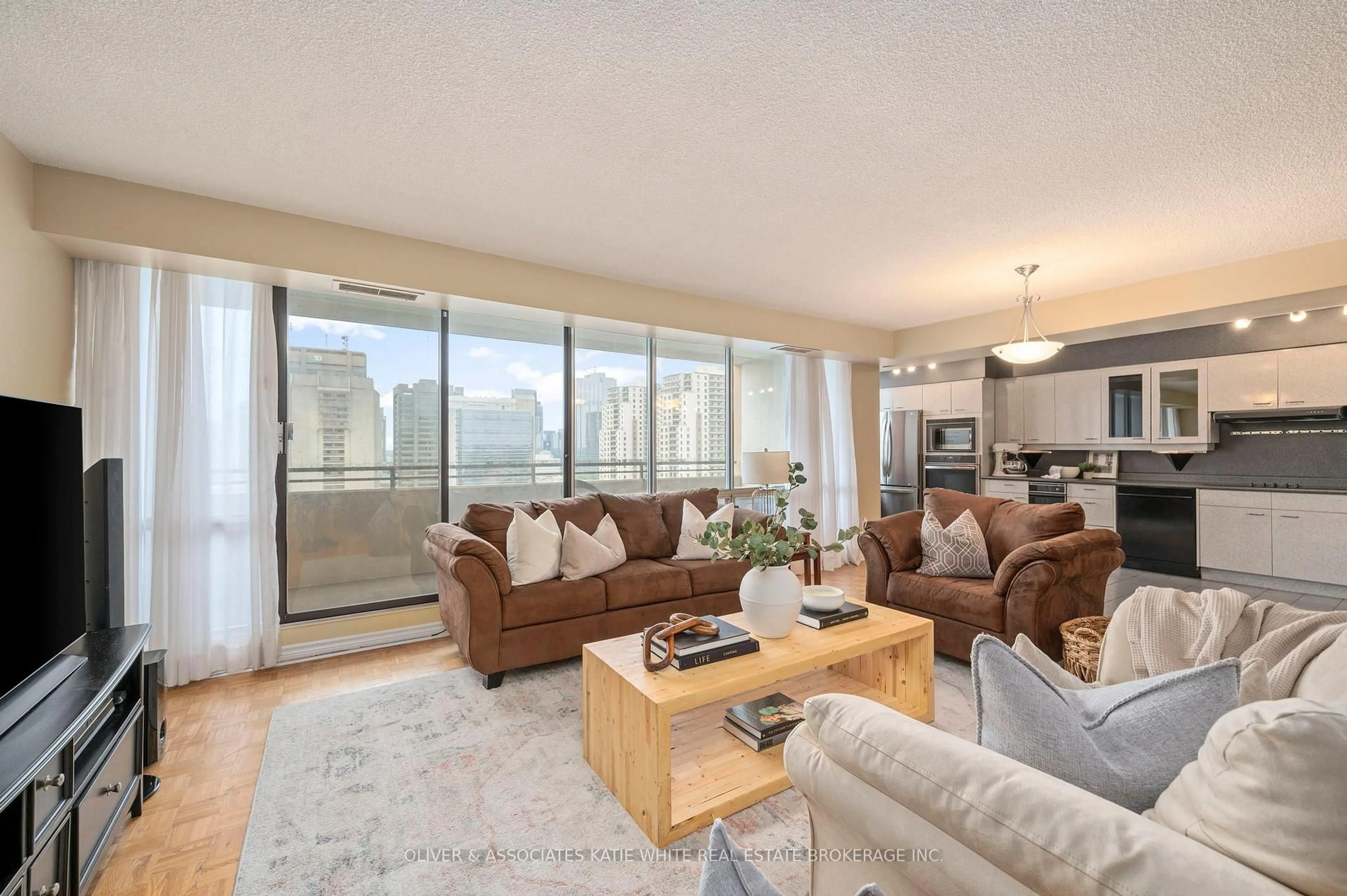 Living room with furniture, unknown for 380 King St #1507, London East Ontario N6B 3L6