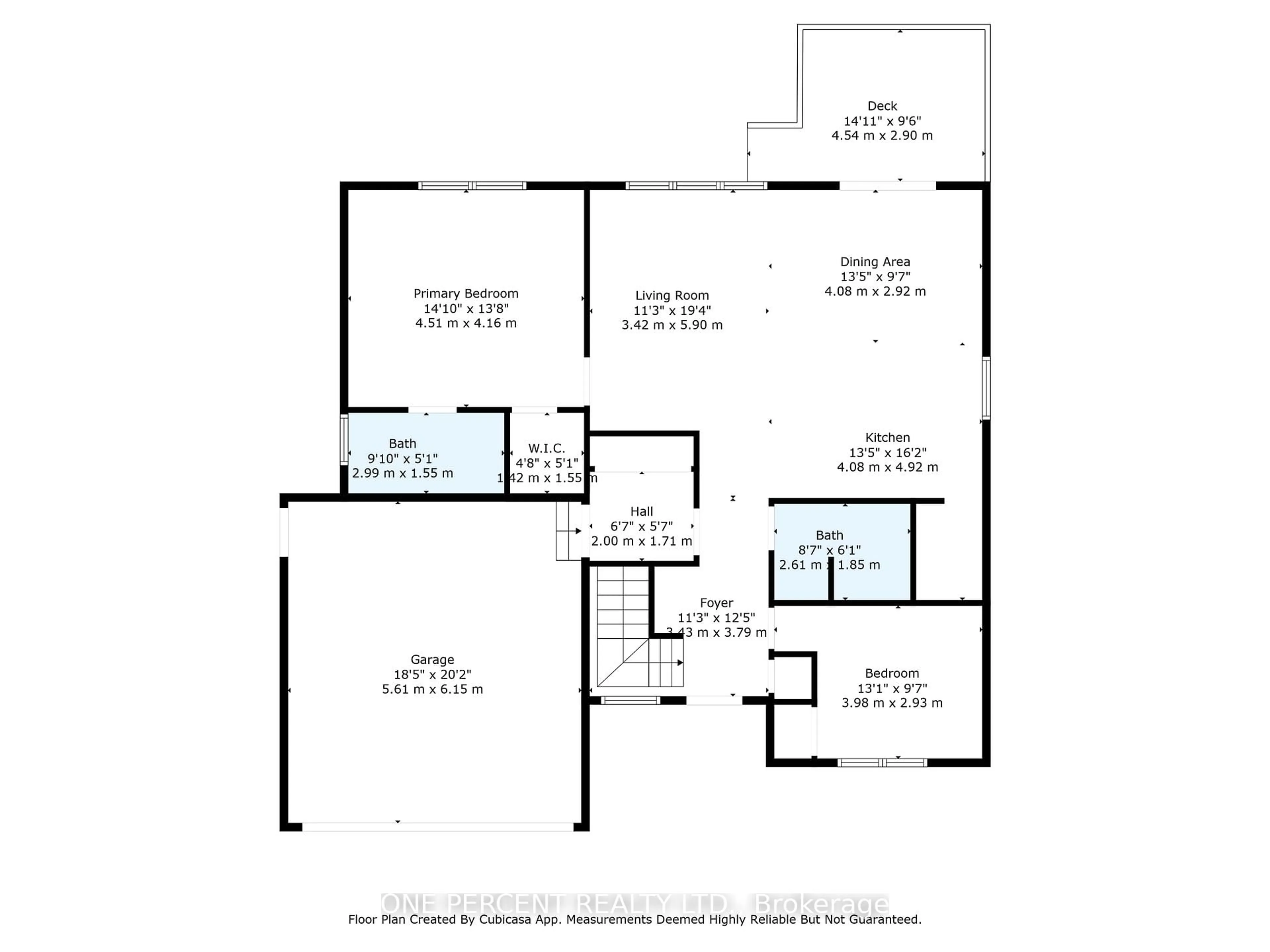Floor plan for 62 Craig St, Belleville Ontario K8P 2J9