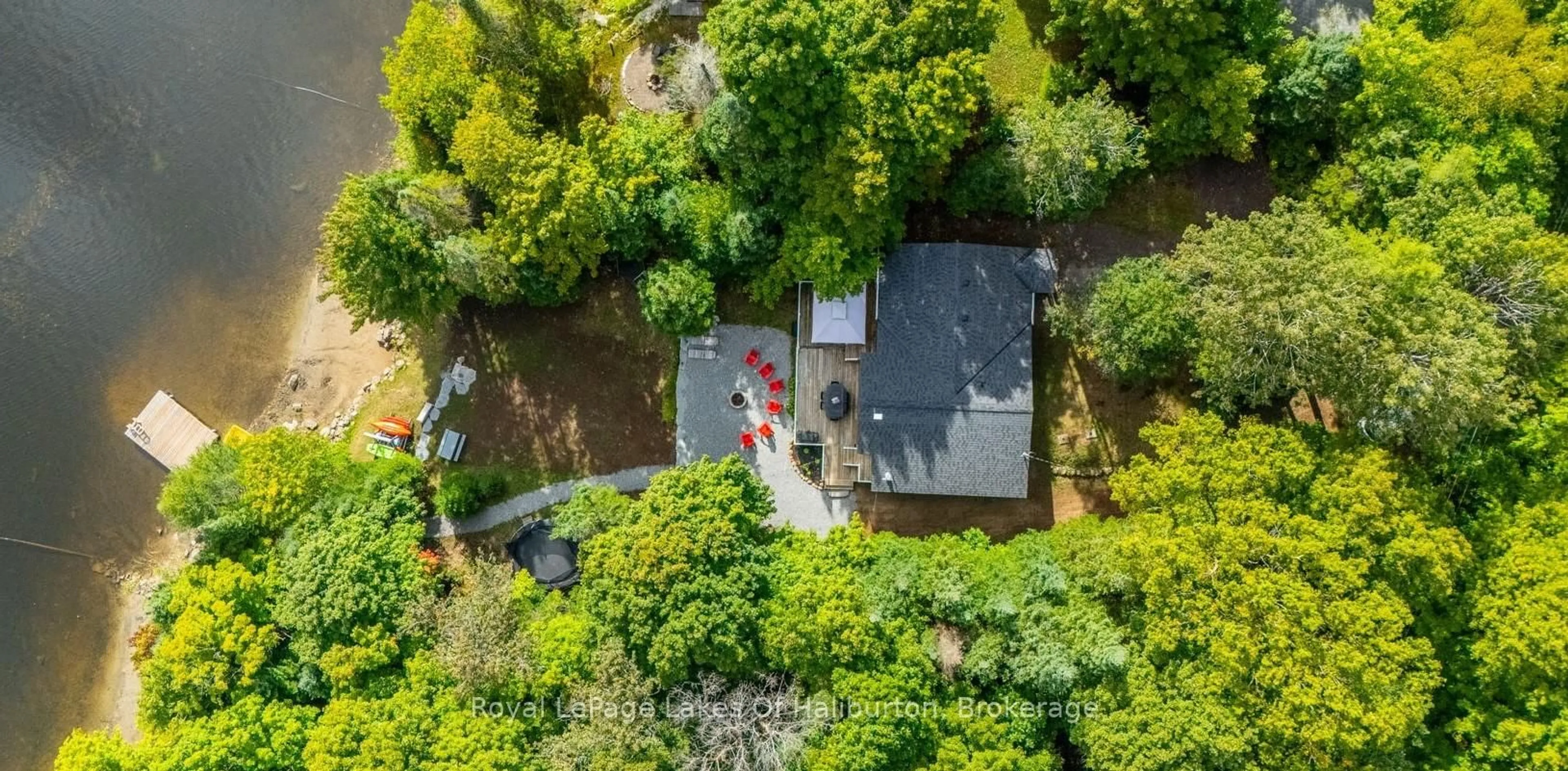 A pic from outside/outdoor area/front of a property/back of a property/a pic from drone, street for 1956 Alsop Rd, Highlands East Ontario K0M 1R0