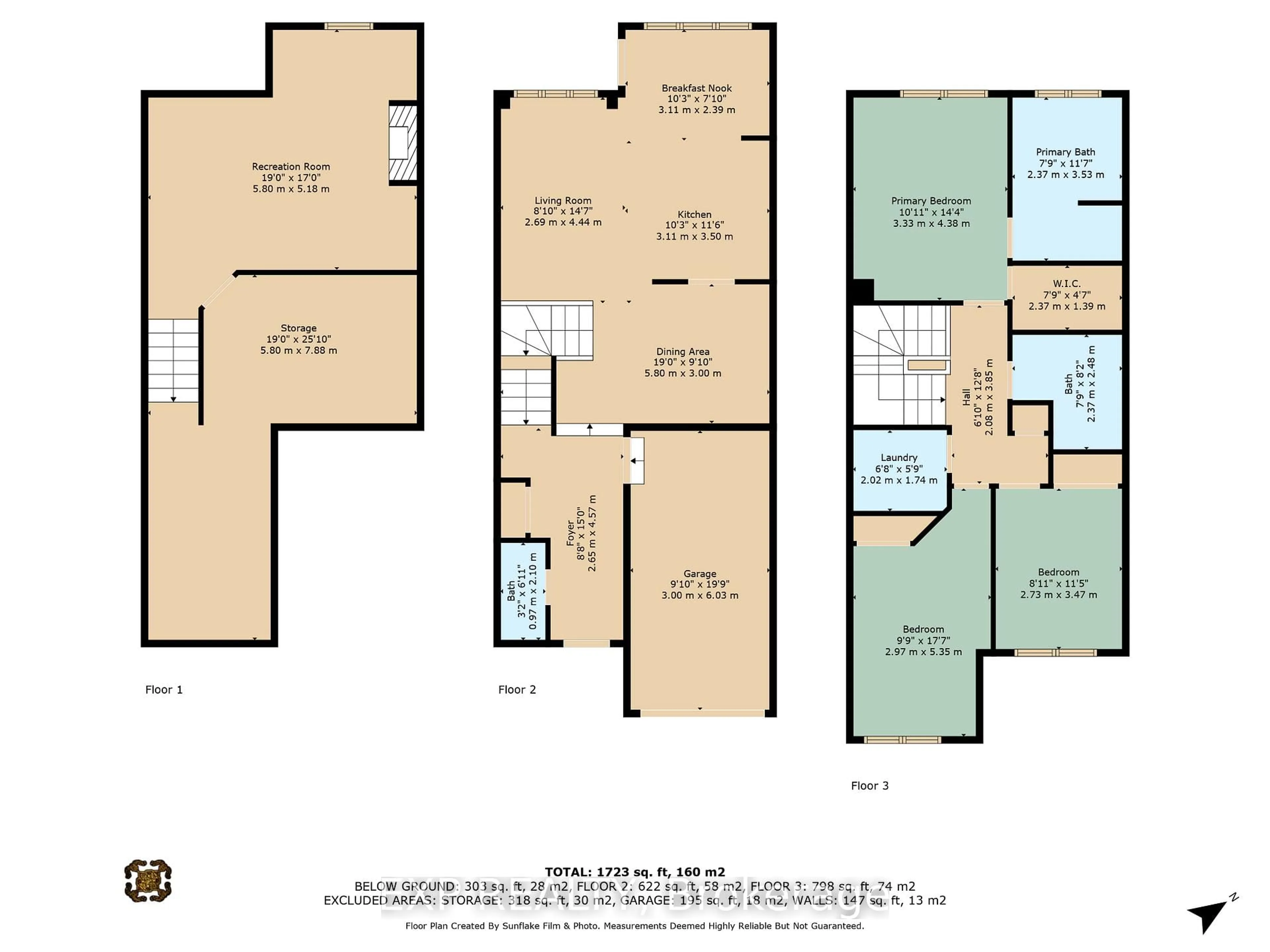 Floor plan for 654 Cartographe St, Ottawa Ontario K4A 1B6