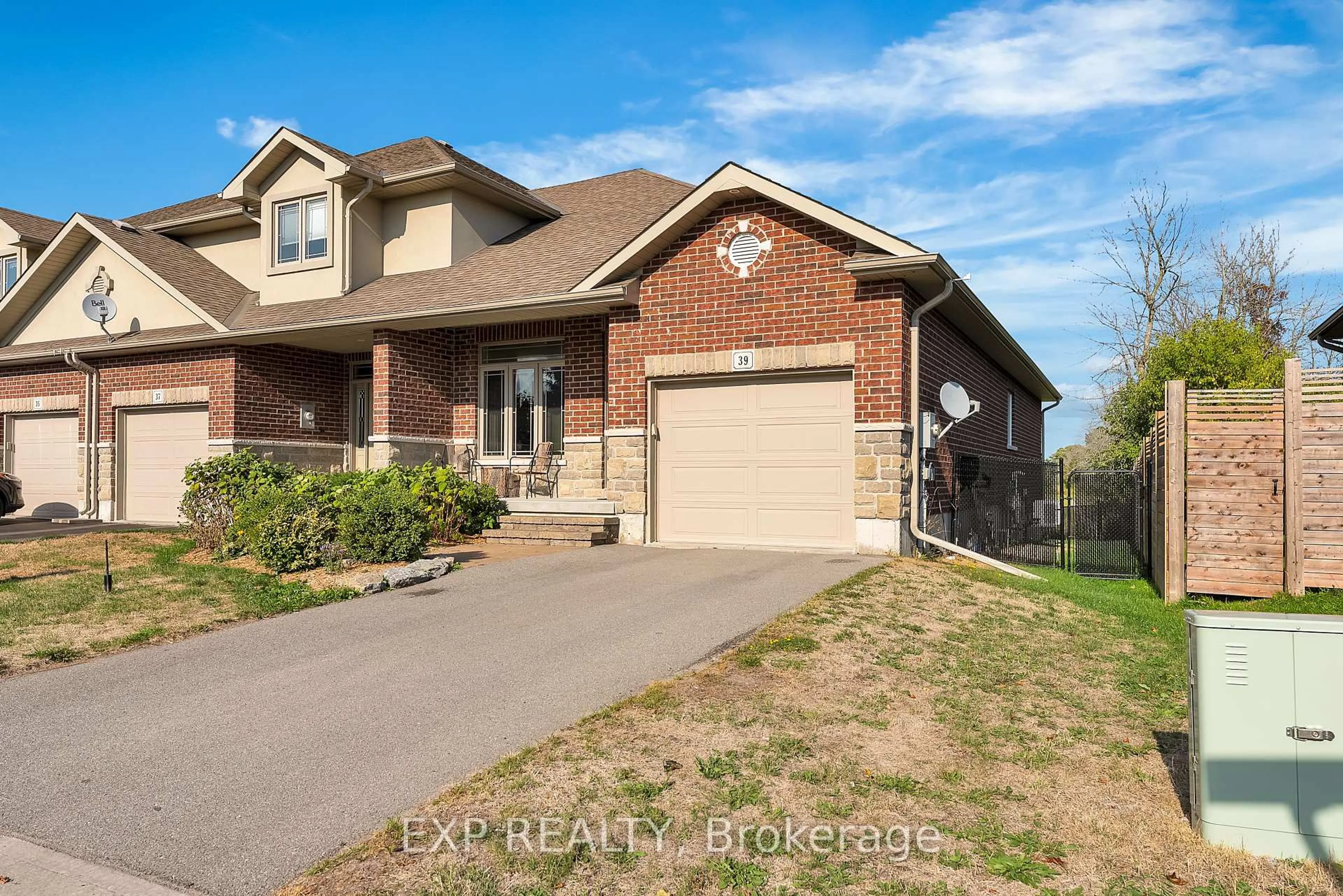 Home with brick exterior material, street for 39 Hanover Crt, Belleville Ontario K8N 0B3