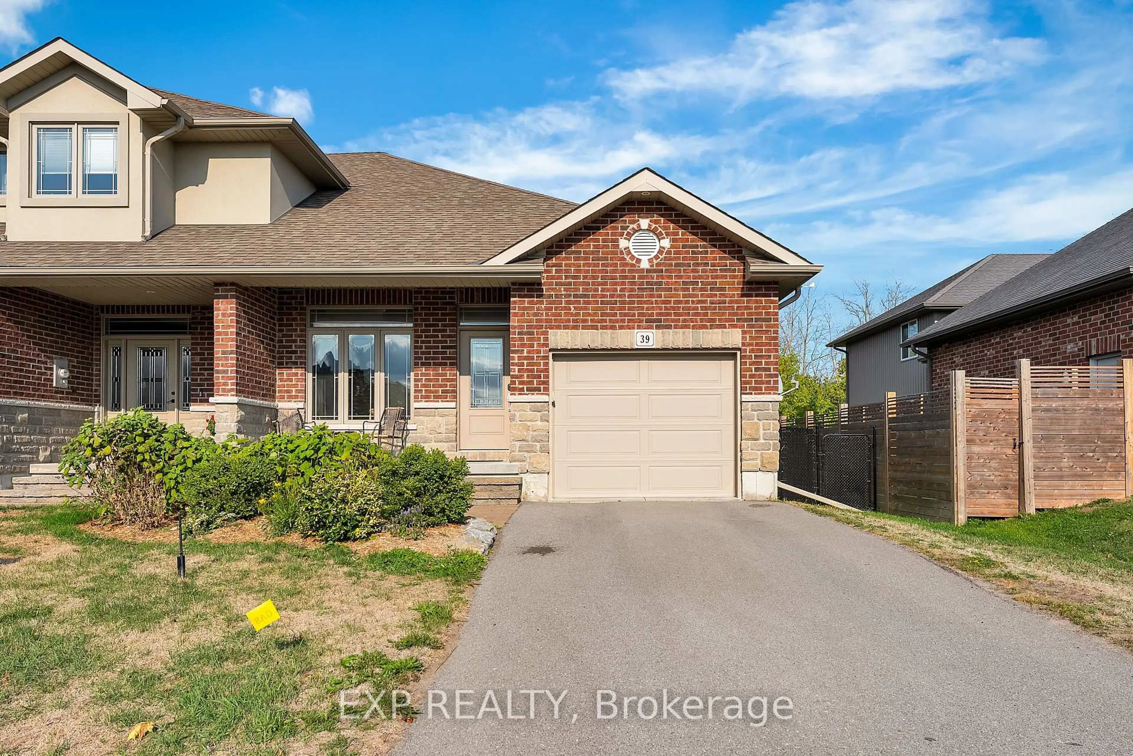 Home with brick exterior material, street for 39 Hanover Crt, Belleville Ontario K8N 0B3