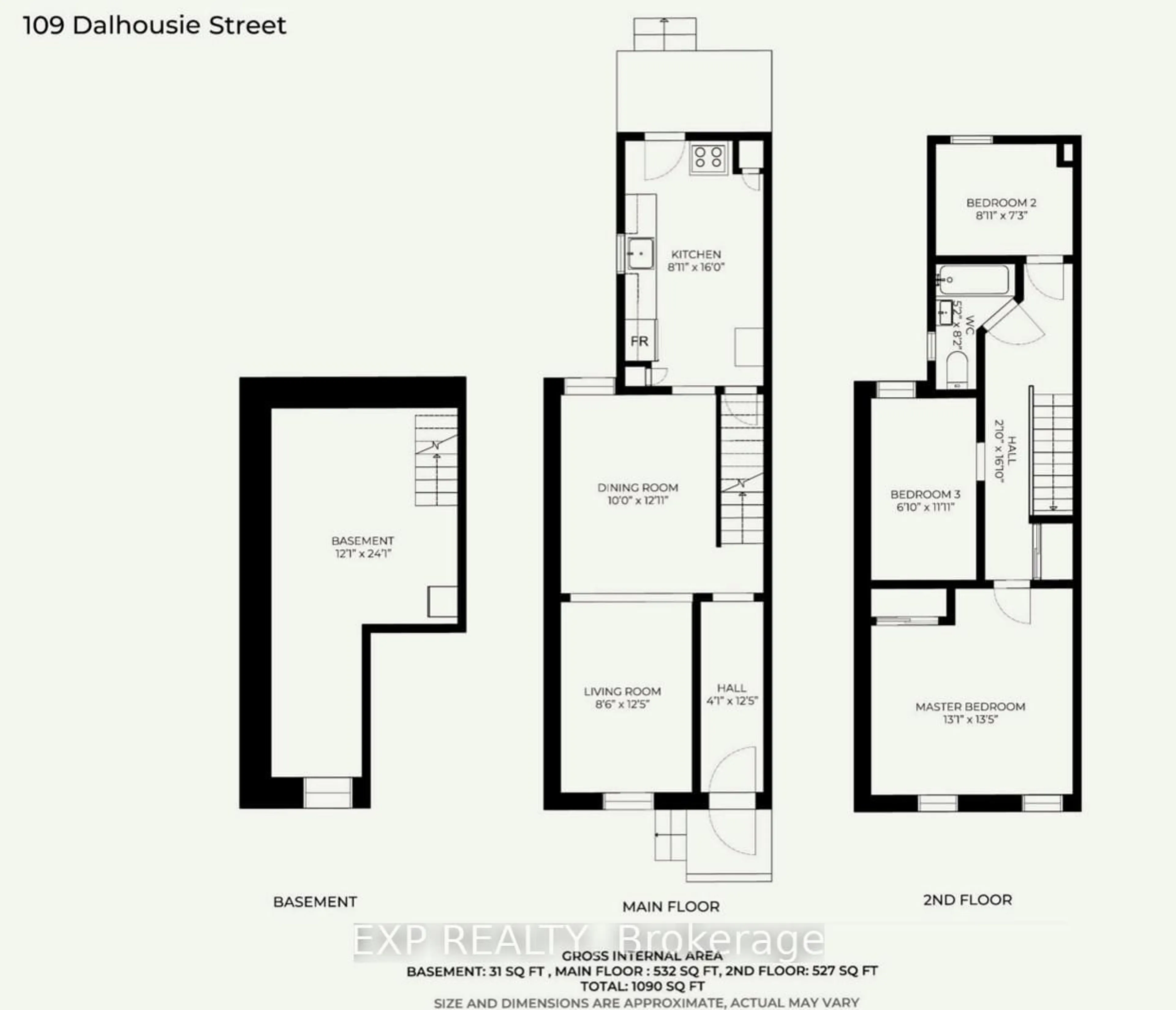 Floor plan for 109-115 DALHOUSIE St, Ottawa Ontario K1N 7C1