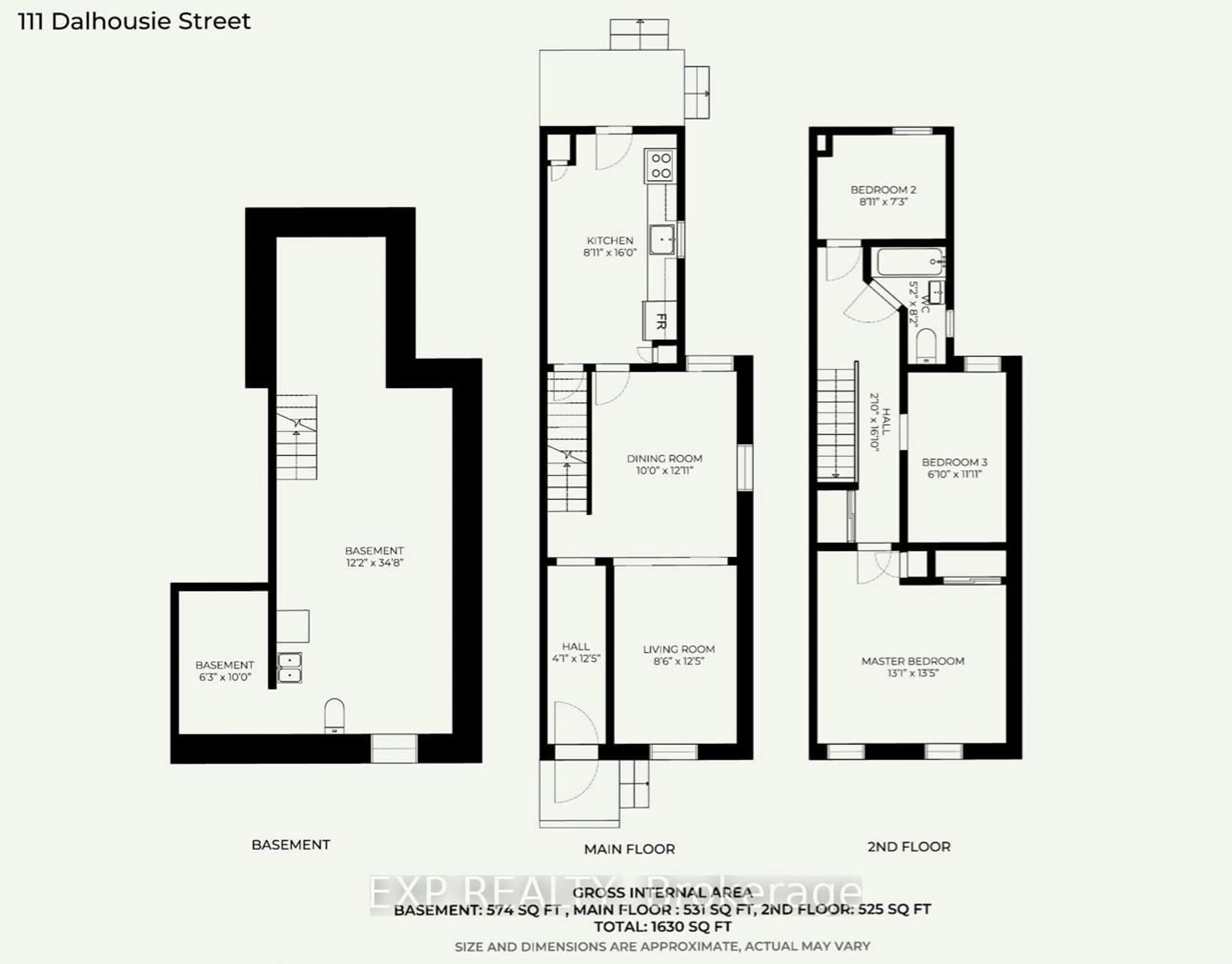 Floor plan for 109-115 DALHOUSIE St, Ottawa Ontario K1N 7C1