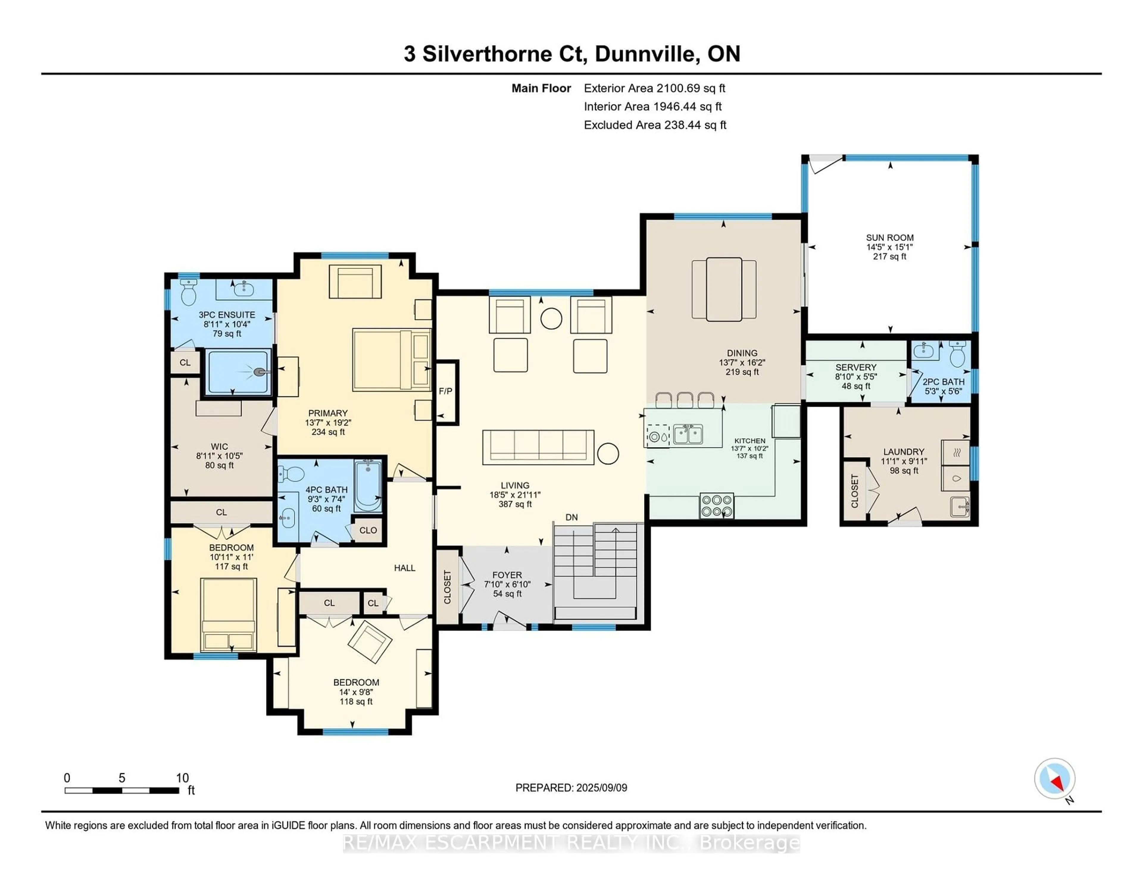 Floor plan for 3 Silverthorne Crt, Haldimand Ontario N1A 2W2