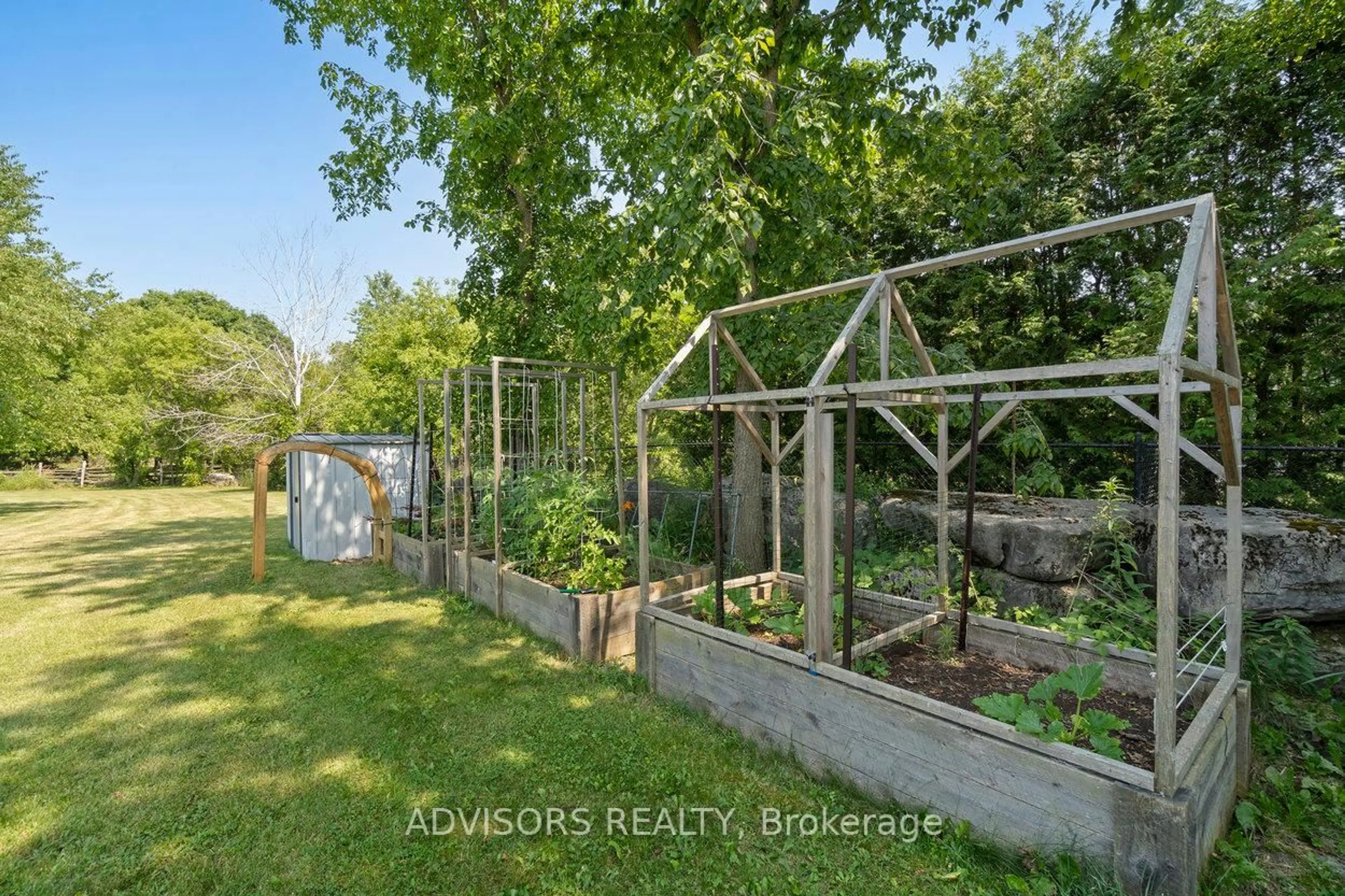 A pic from outside/outdoor area/front of a property/back of a property/a pic from drone, unknown for 36 Rapids Rd, Thomasburg Ontario K0K 3H0