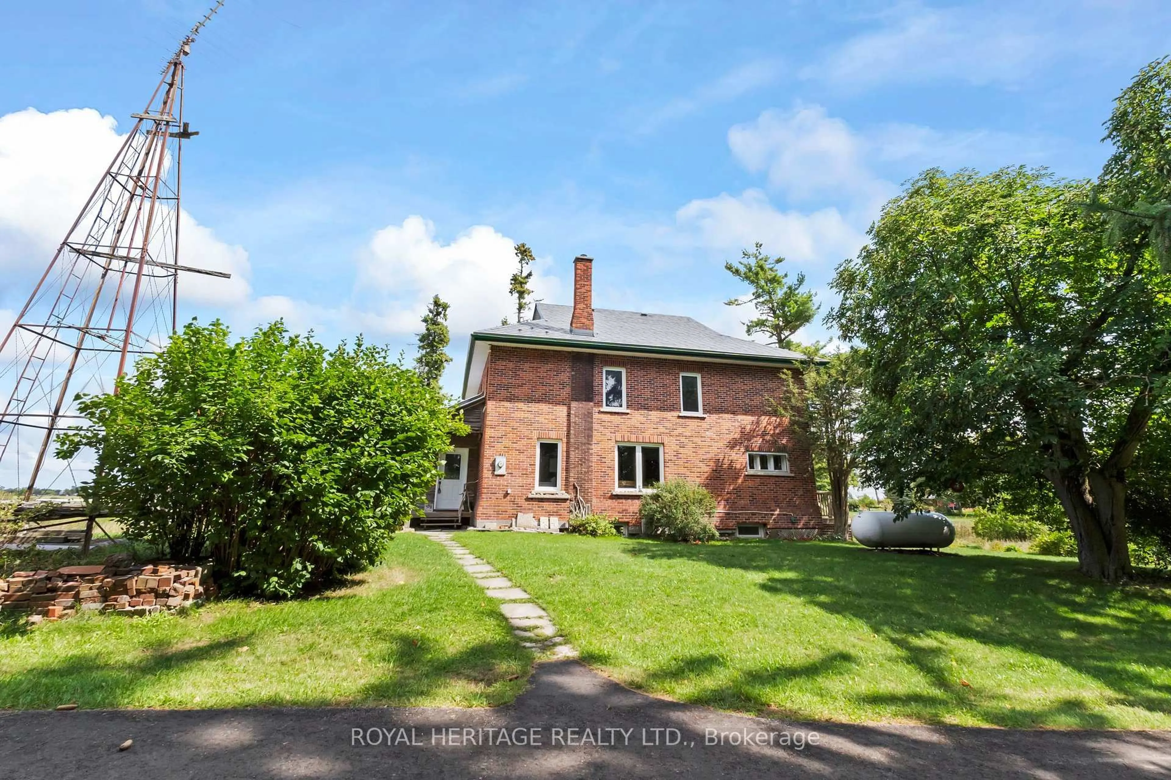 A pic from outside/outdoor area/front of a property/back of a property/a pic from drone, street for 901 Cresswell Rd, Kawartha Lakes Ontario K0M 2C0