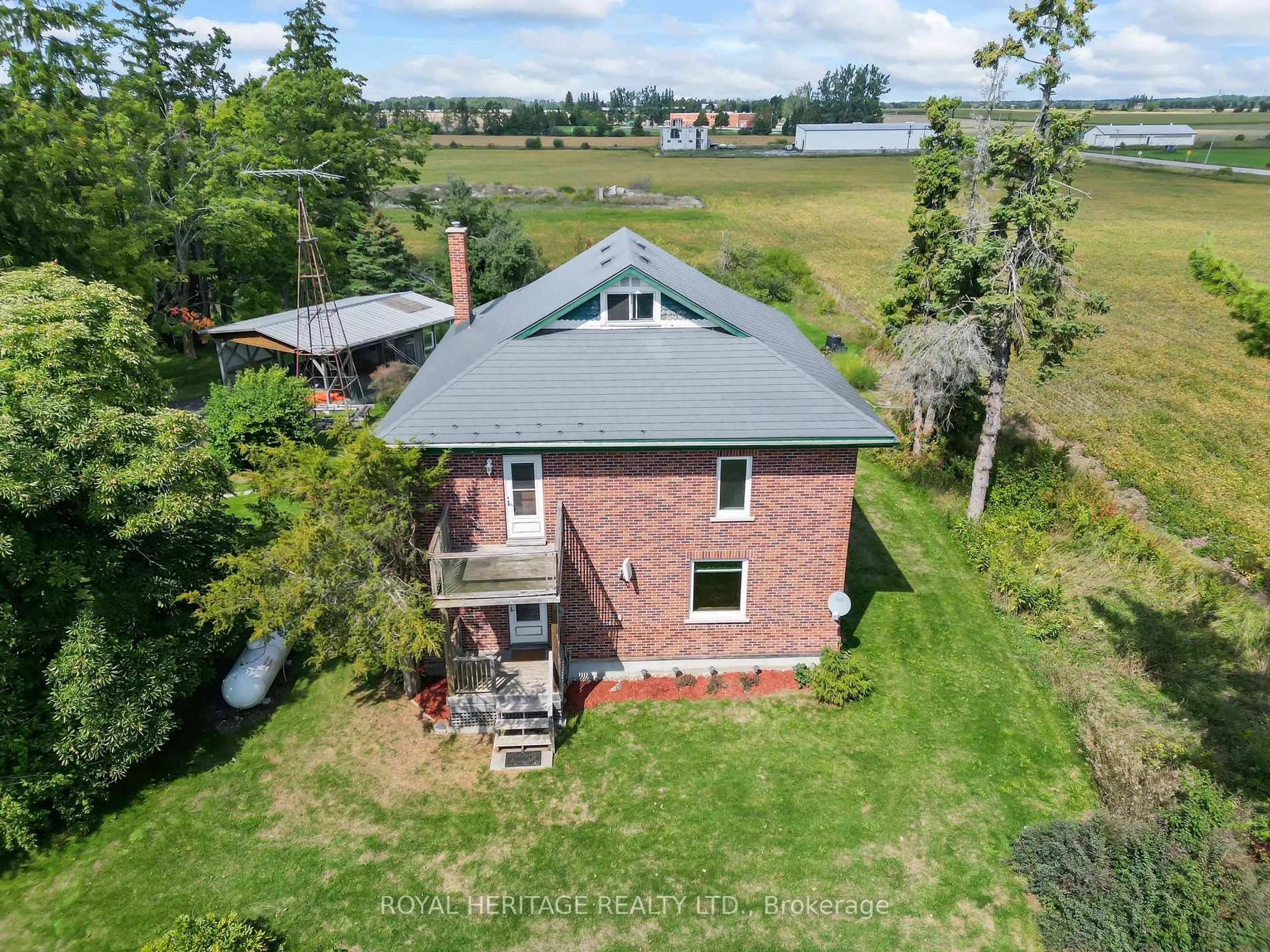 A pic from outside/outdoor area/front of a property/back of a property/a pic from drone, water/lake/river/ocean view for 901 Cresswell Rd, Kawartha Lakes Ontario K0M 2C0