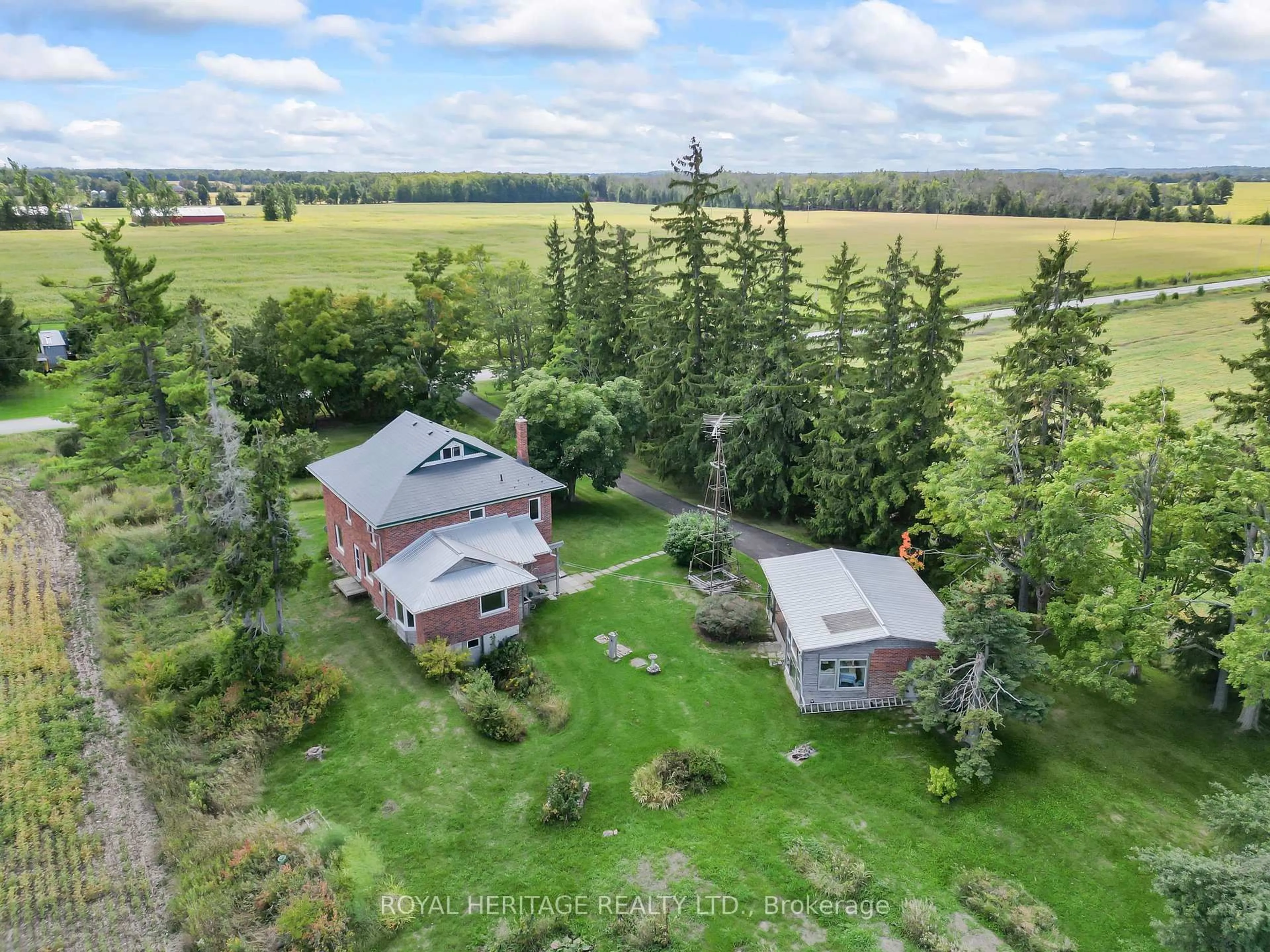 A pic from outside/outdoor area/front of a property/back of a property/a pic from drone, unknown for 901 Cresswell Rd, Kawartha Lakes Ontario K0M 2C0