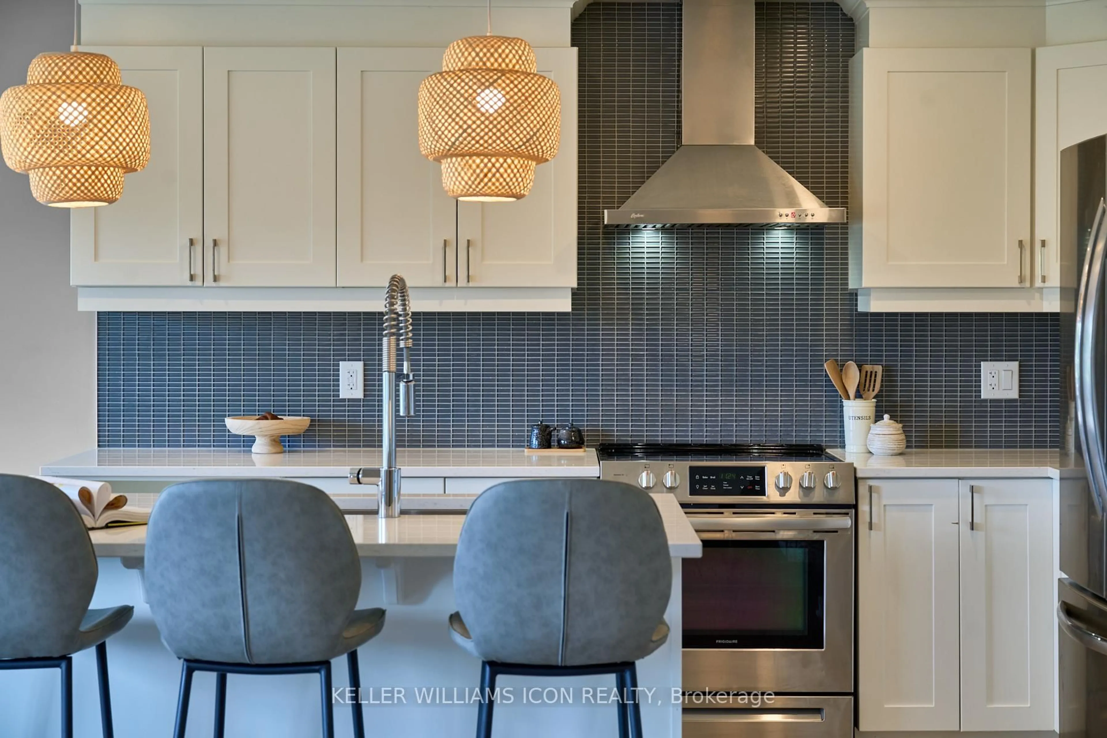 Contemporary kitchen, ceramic/tile floor for 1118 Apolune St, Ottawa Ontario K2J 6N8