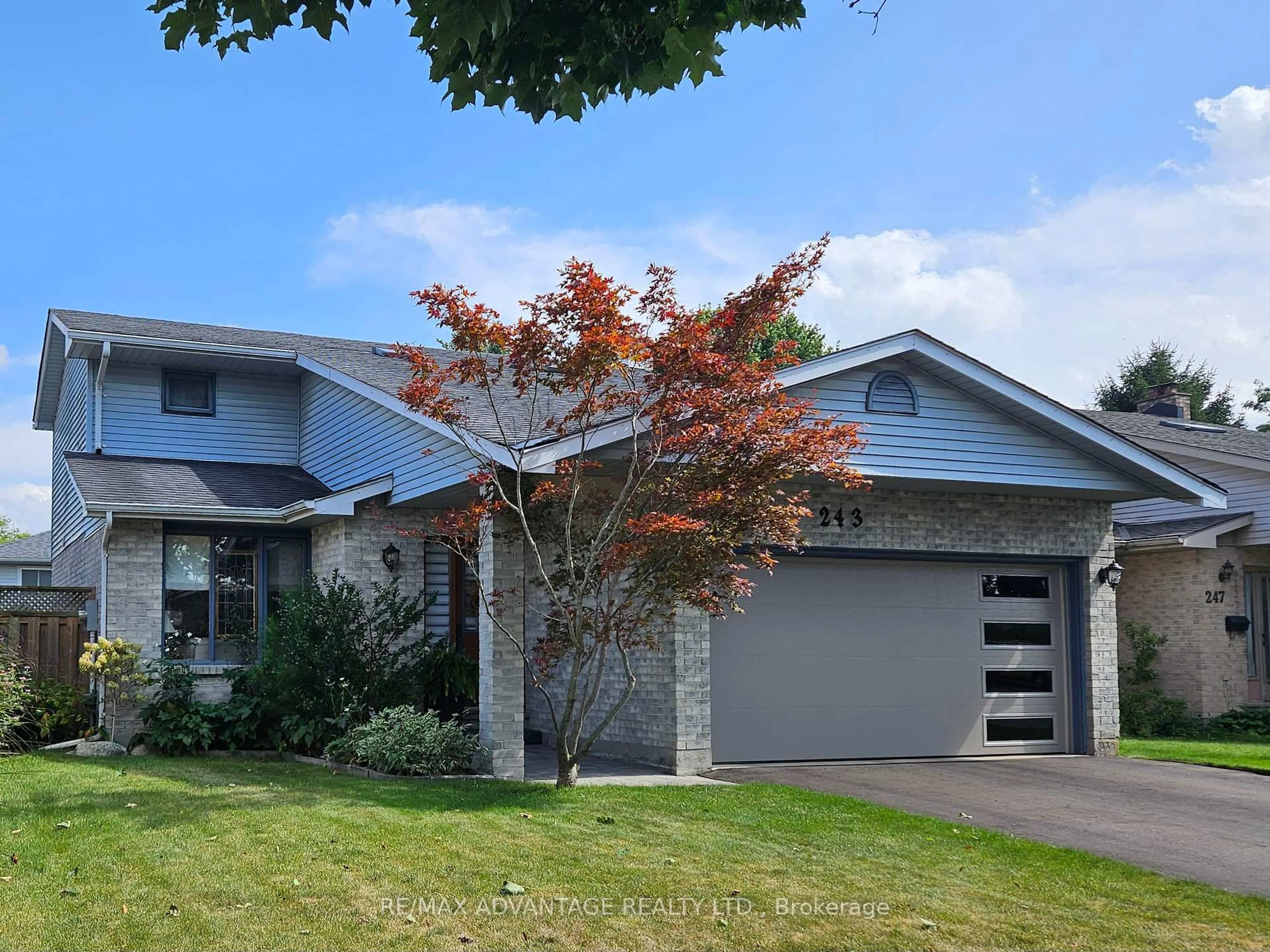Home with vinyl exterior material, street for 243 Conway Dr, London South Ontario N6E 3J4