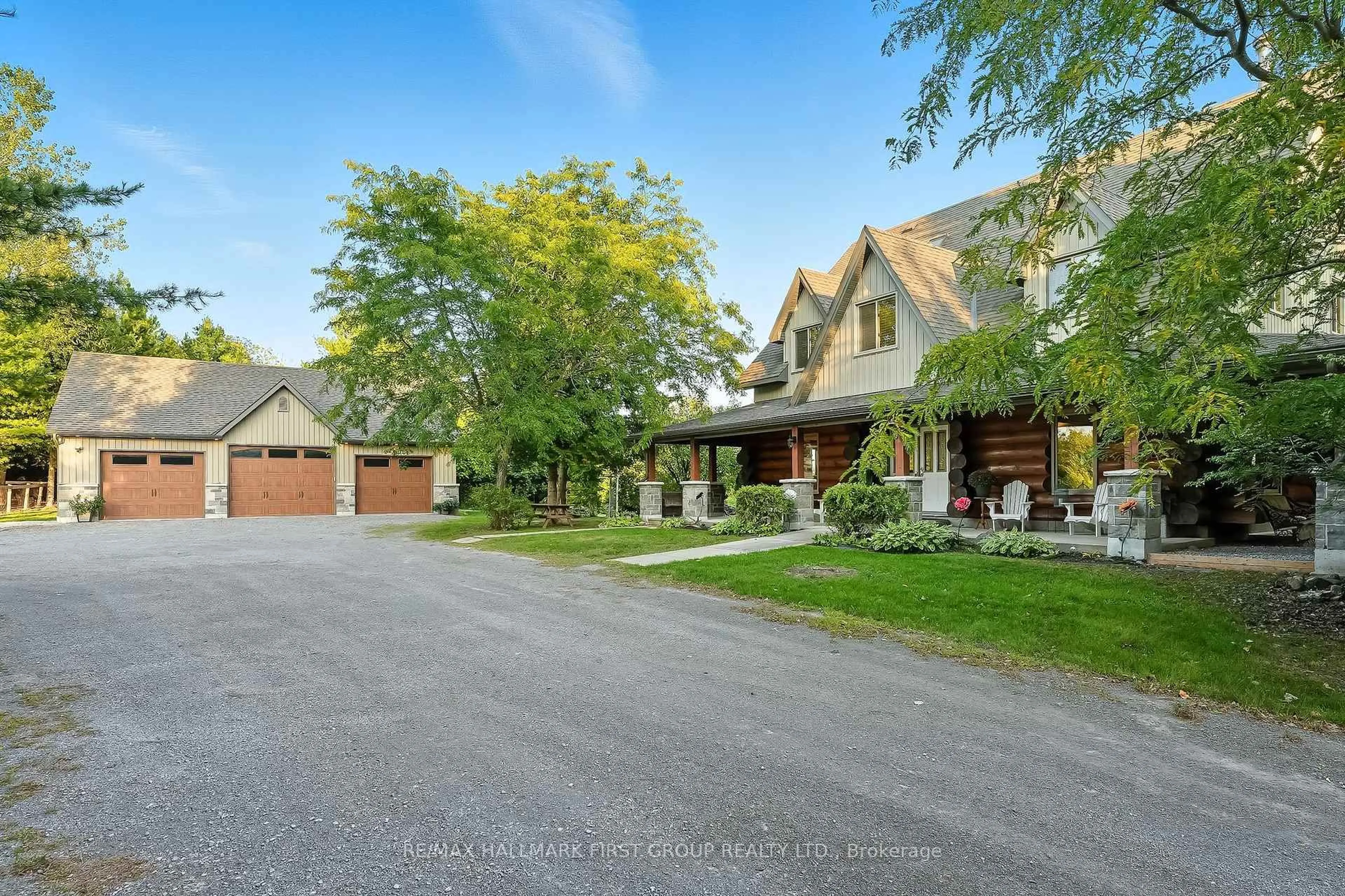 A pic from outside/outdoor area/front of a property/back of a property/a pic from drone, street for 228 Dingman Rd, Cramahe Ontario K0K 1M0