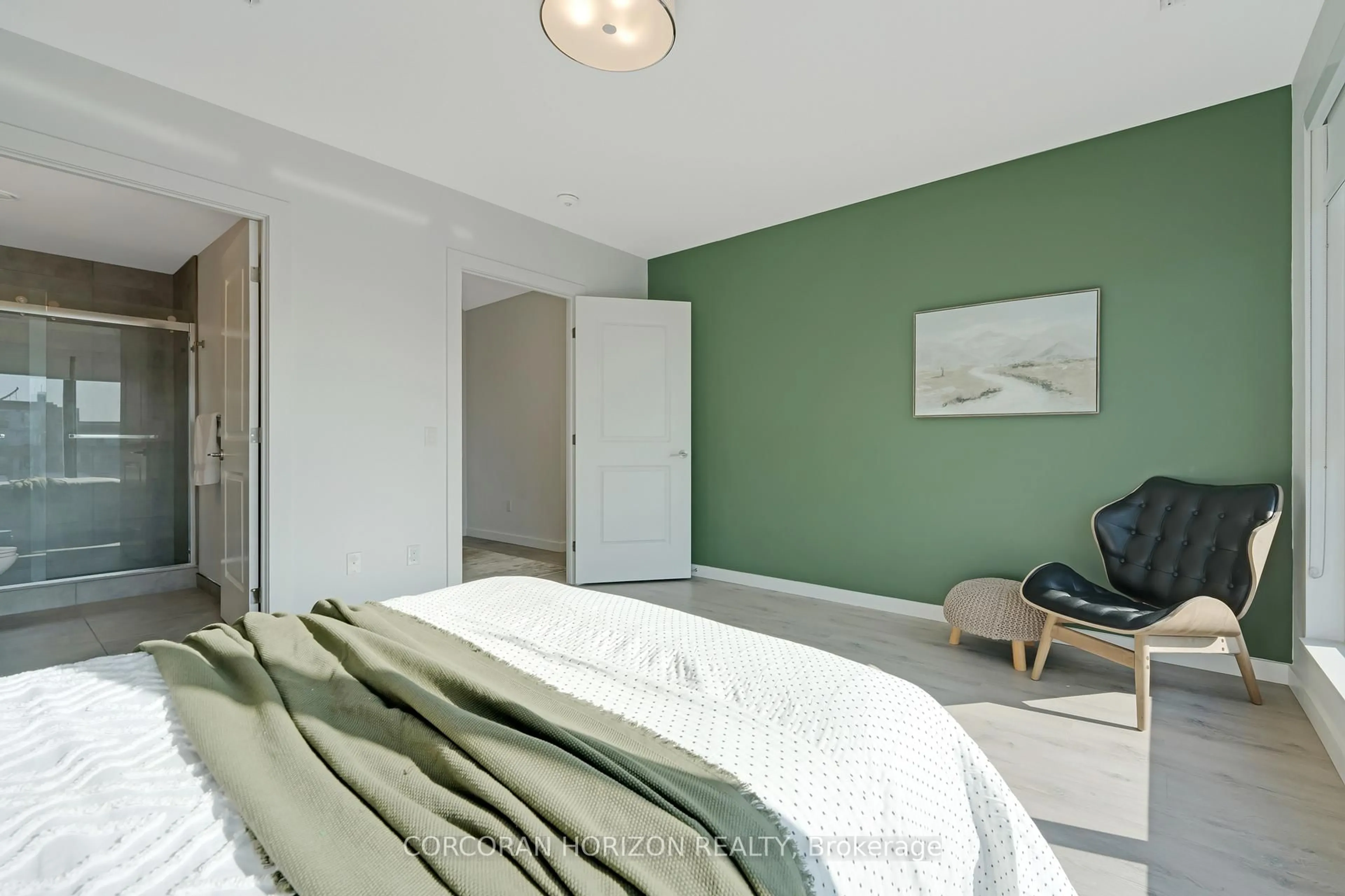 Bedroom with bed, unknown for 181 King St #1414, Waterloo Ontario N2J 0E7