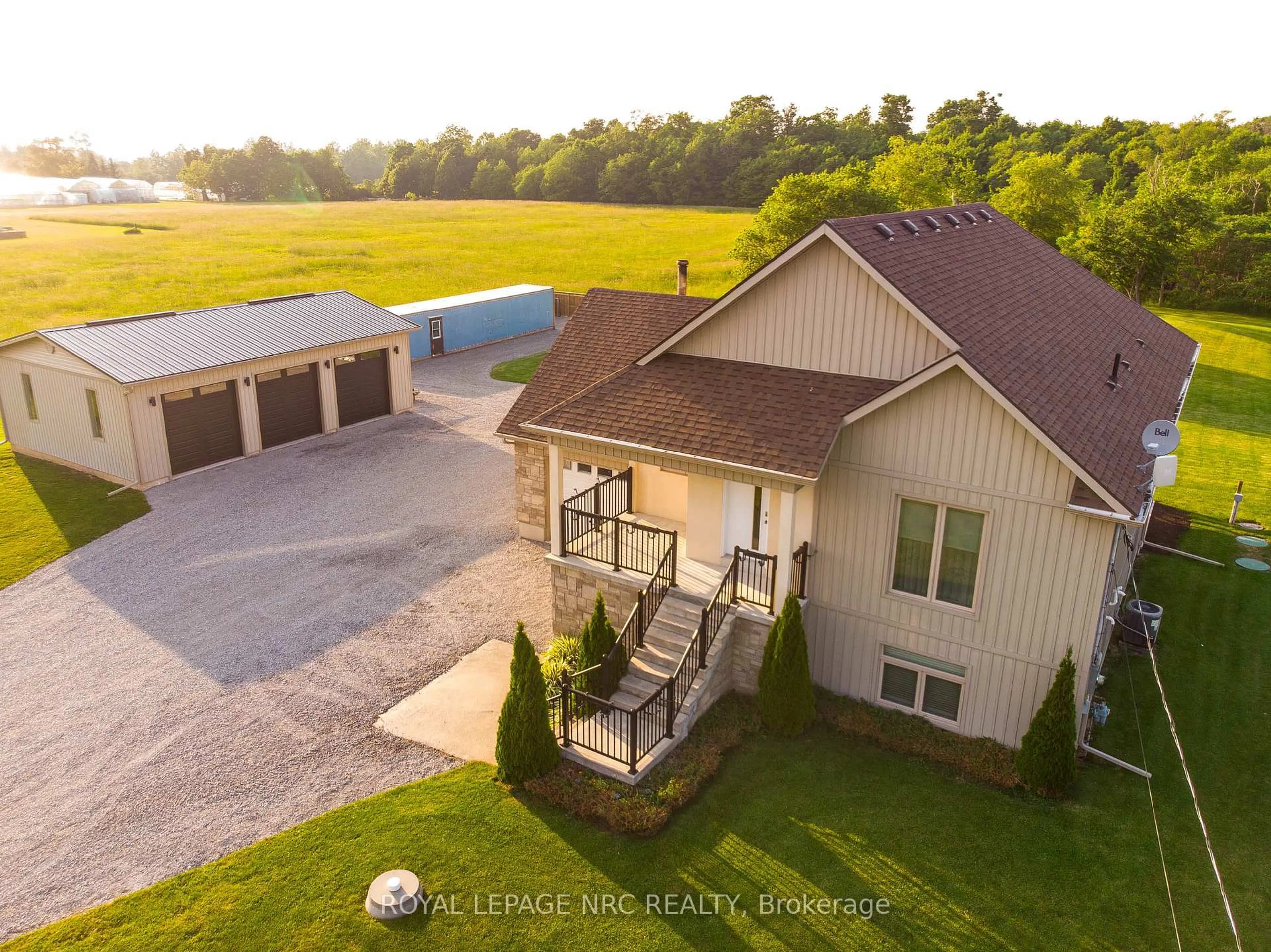 A pic from outside/outdoor area/front of a property/back of a property/a pic from drone, water/lake/river/ocean view for 2876 Highway 3, Port Colborne Ontario L3K 5V3