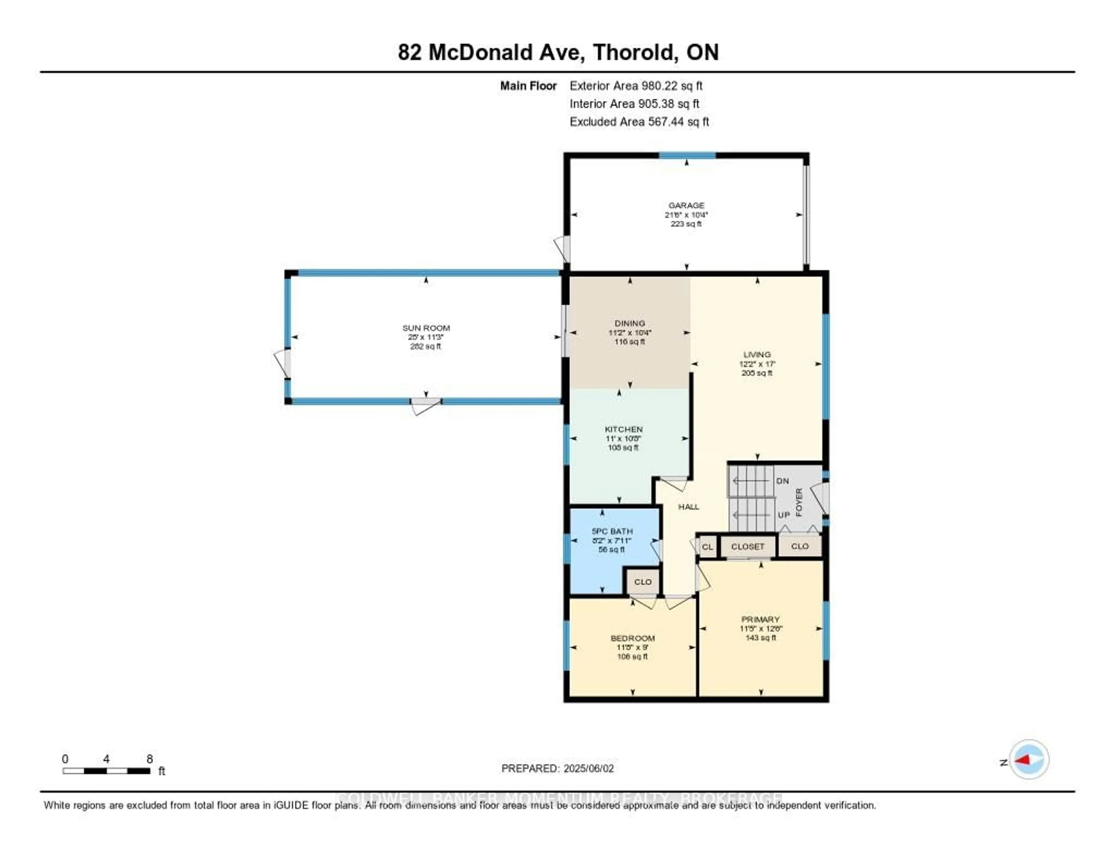Floor plan for 82 McDonald Ave, Thorold Ontario L2V 3E7