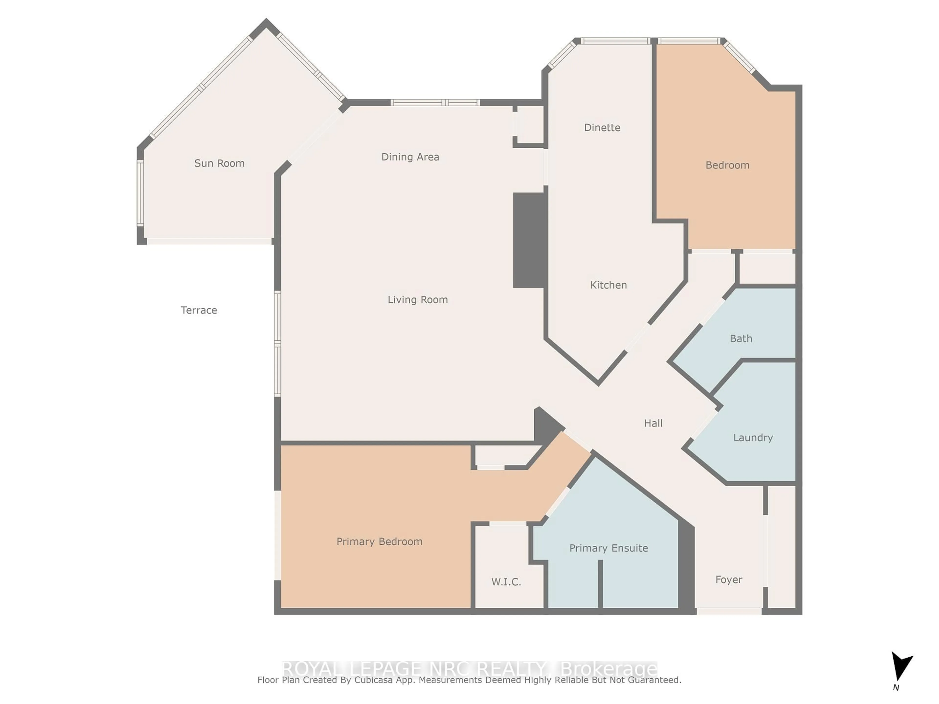 Floor plan for 701 Geneva St #2204, St. Catharines Ontario L2N 7H9