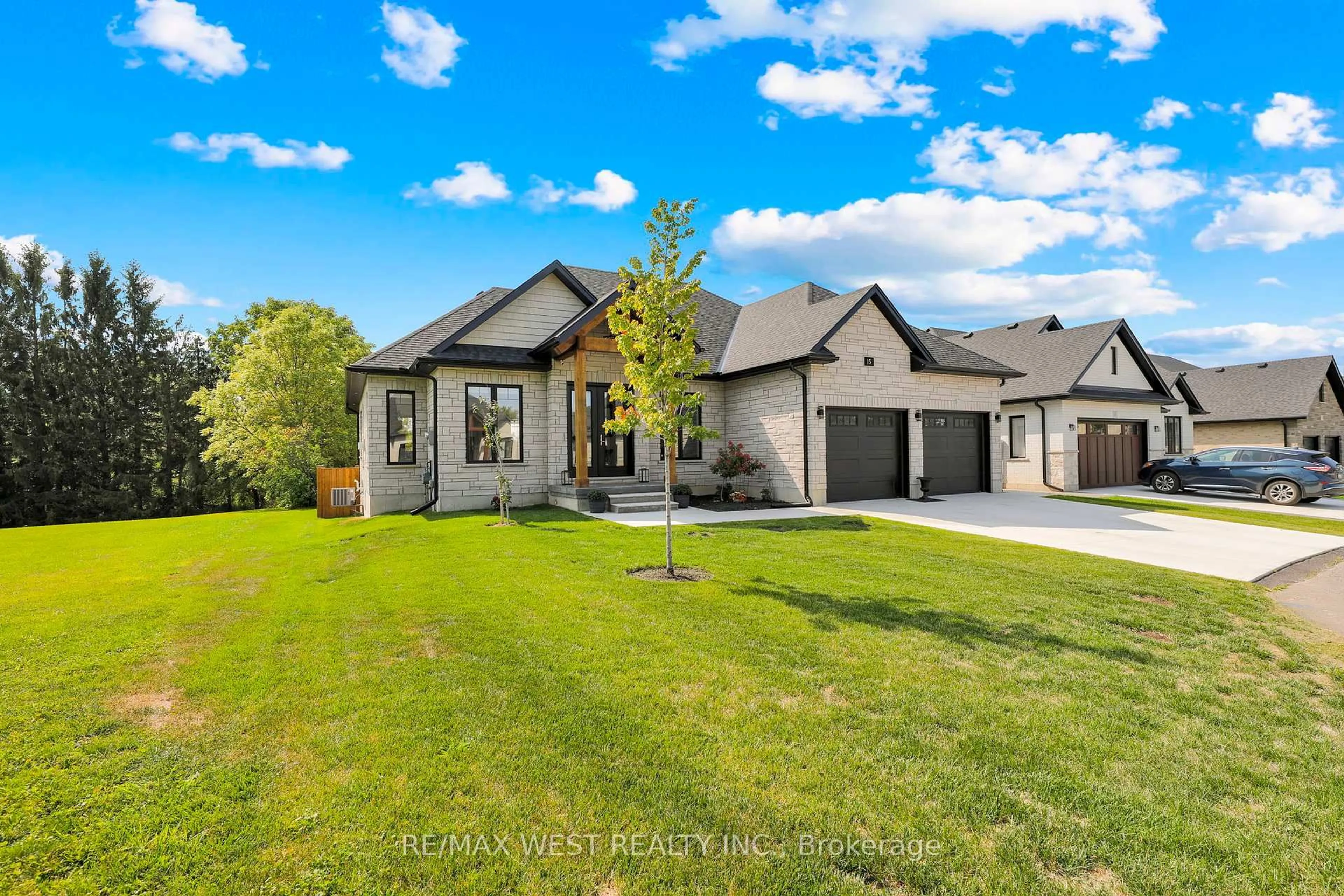 Home with brick exterior material, street for 15 CORNWELL Cres, Norwich Ontario N0J 1P0