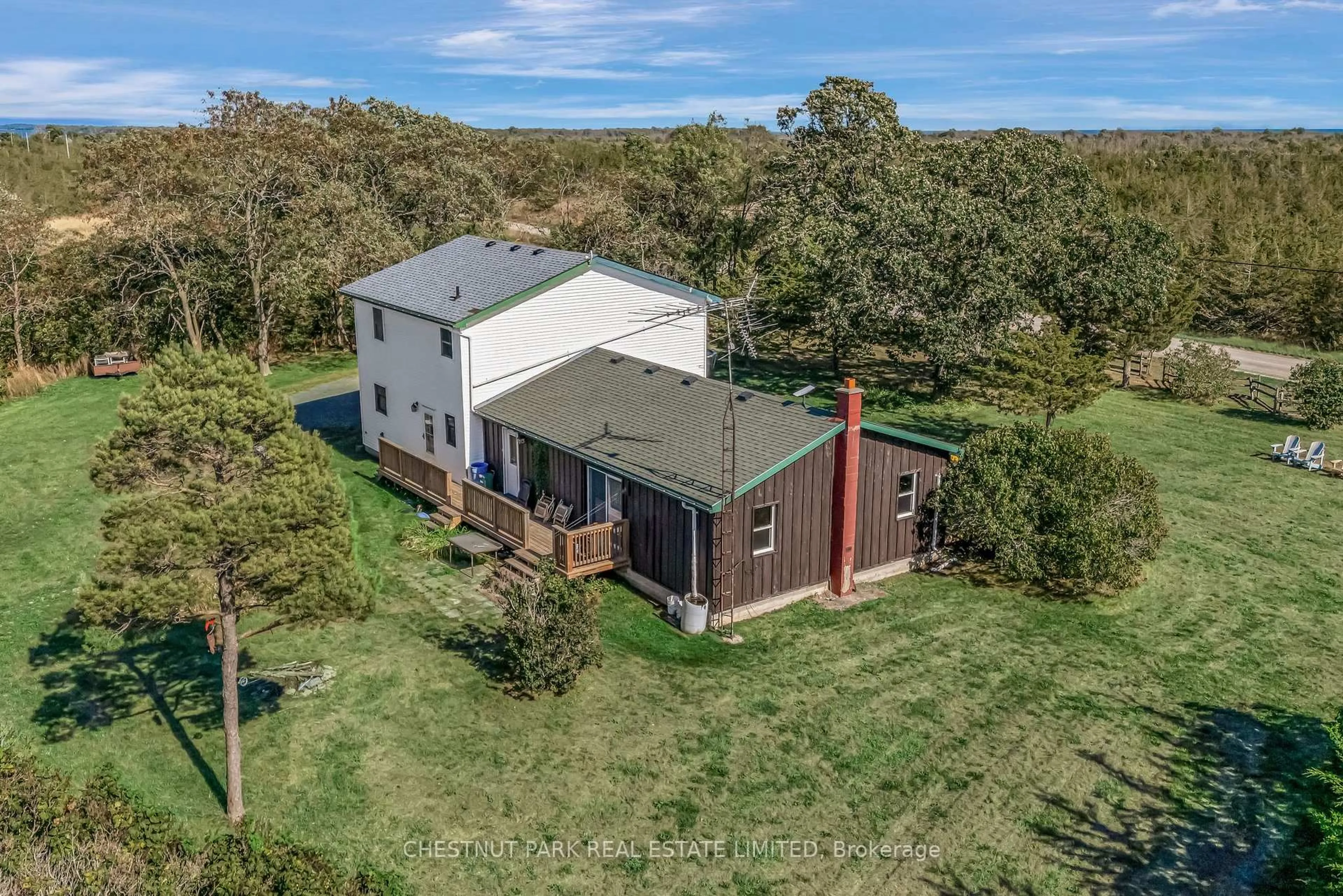 A pic from outside/outdoor area/front of a property/back of a property/a pic from drone, building for 1253 Babylon Rd, Prince Edward County Ontario K0K 2T0