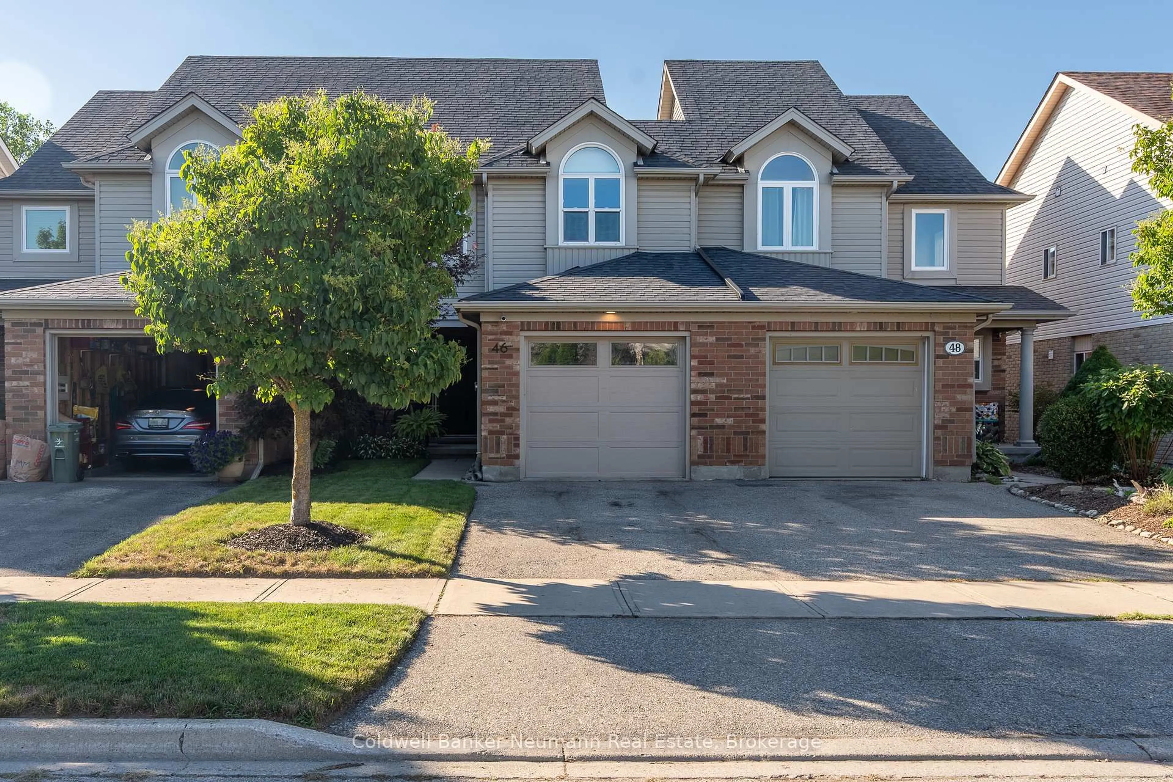 Home with brick exterior material, street for 46 Darling Cres, Guelph Ontario N1L 1P8