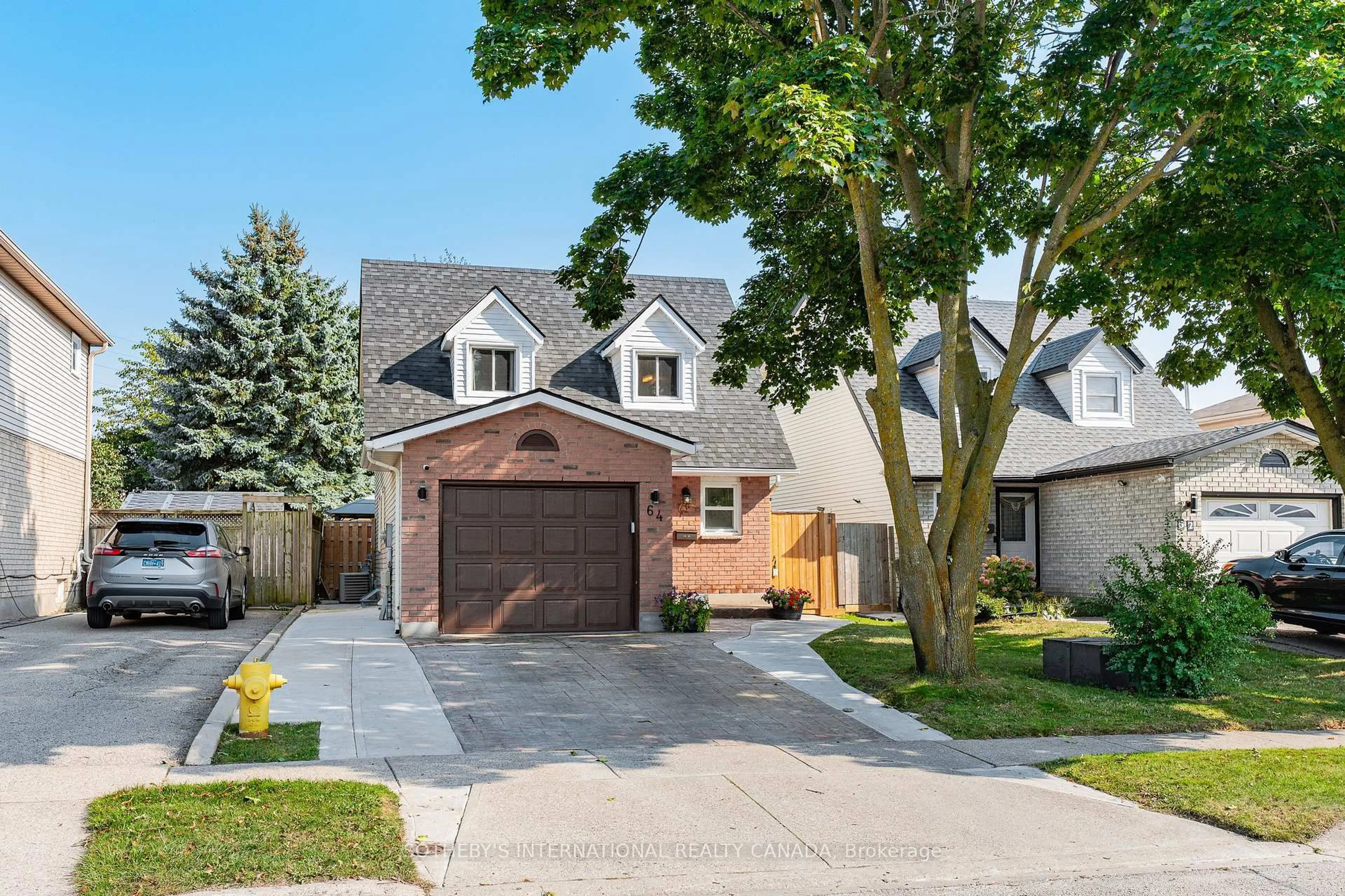 Home with brick exterior material, street for 64 Glenbrook Cres, Cambridge Ontario N1R 7Z2