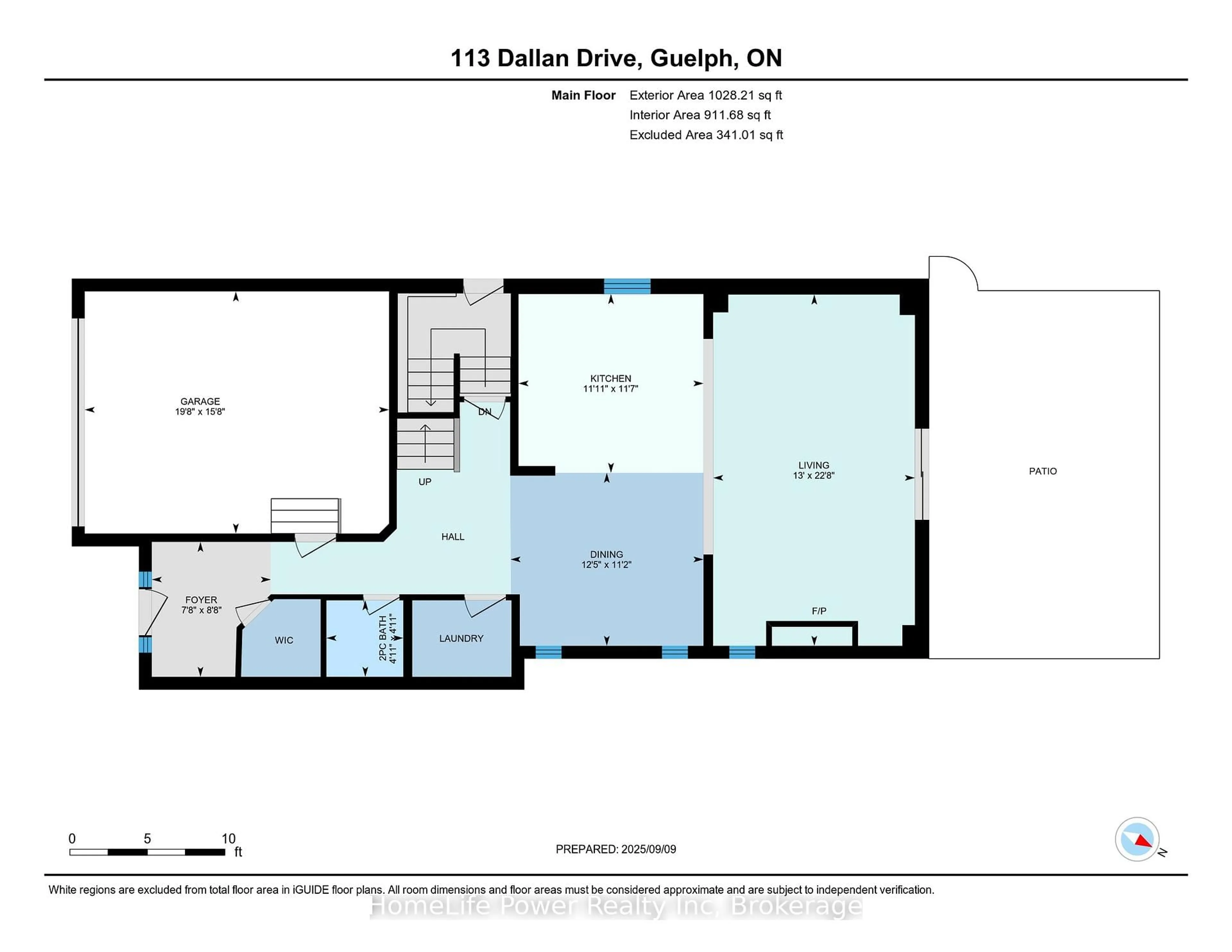 Floor plan for 113 Dallan Dr, Guelph Ontario N1L 0N3