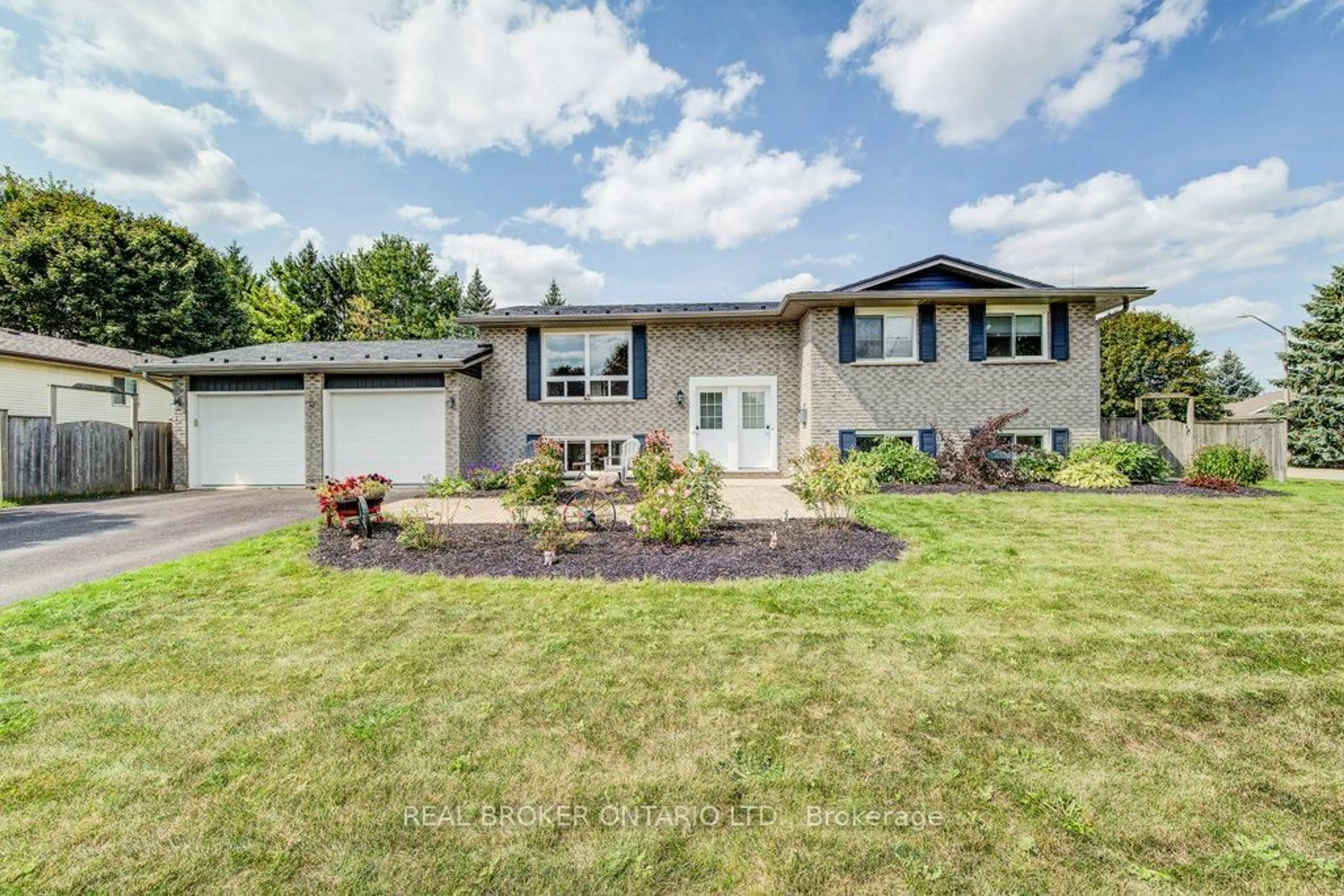Home with vinyl exterior material, street for 73 Falcon Dr, Woolwich Ontario N3B 3H7
