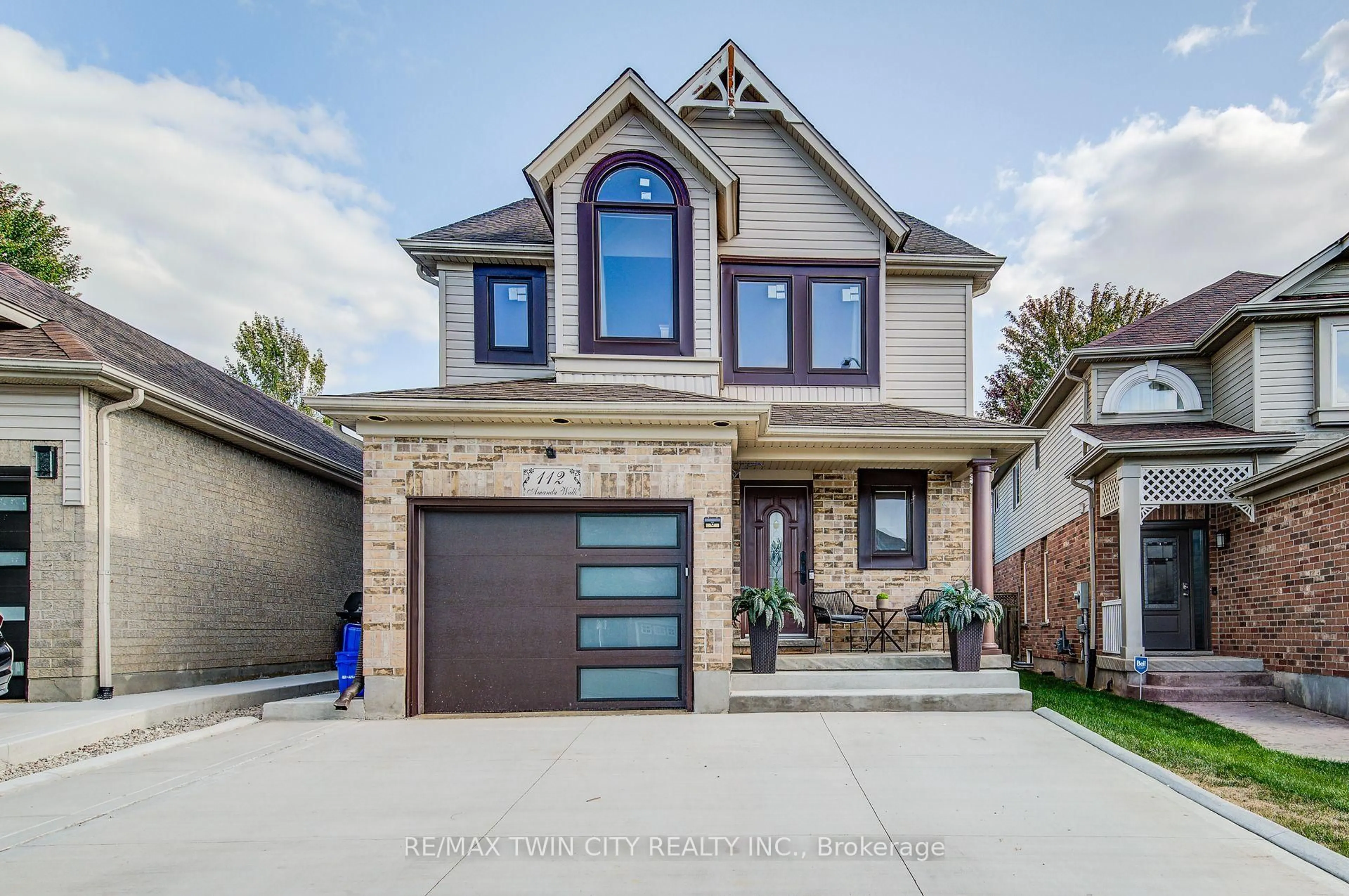 Home with brick exterior material, street for 112 Amanda Walk, Cambridge Ontario N3C 4K7