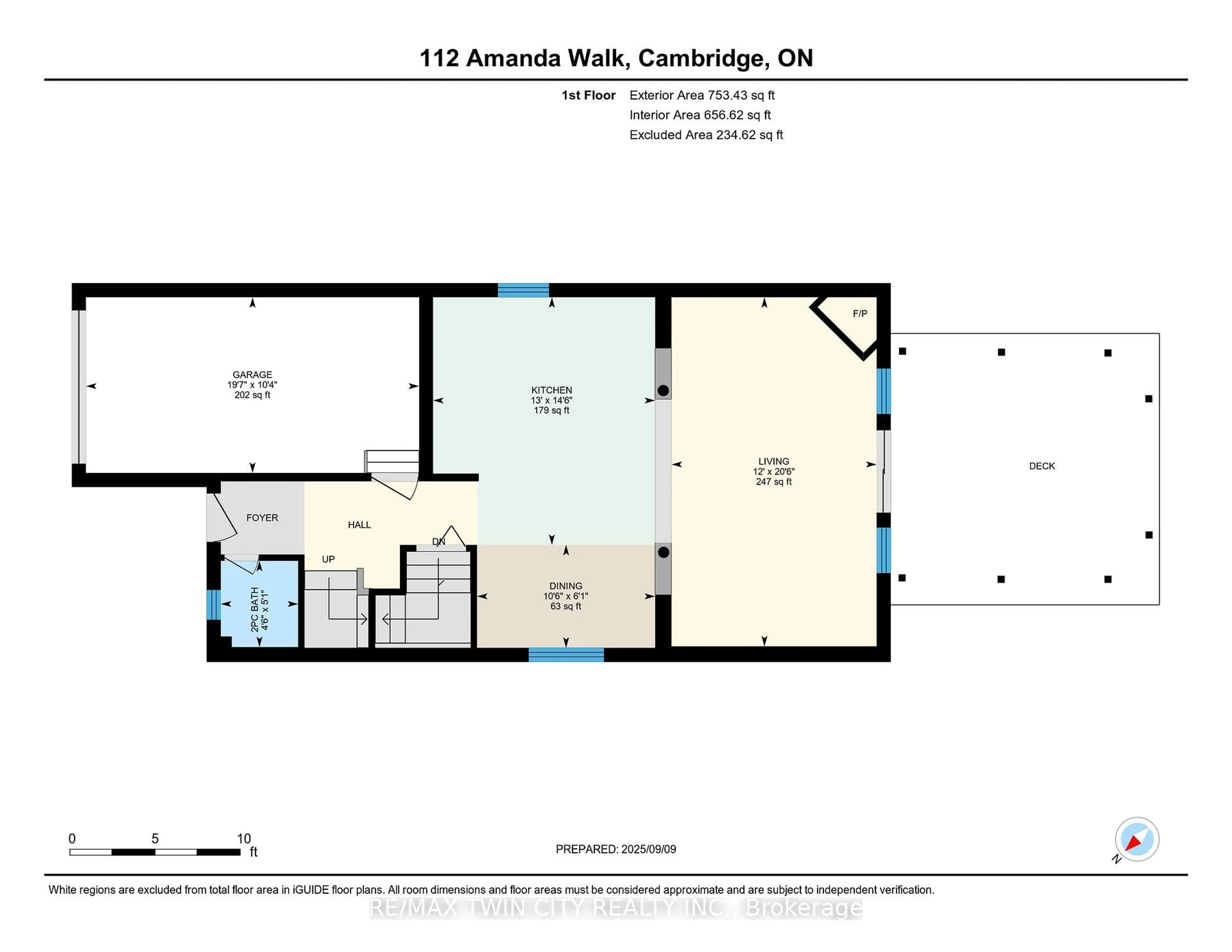 Floor plan for 112 Amanda Walk, Cambridge Ontario N3C 4K7