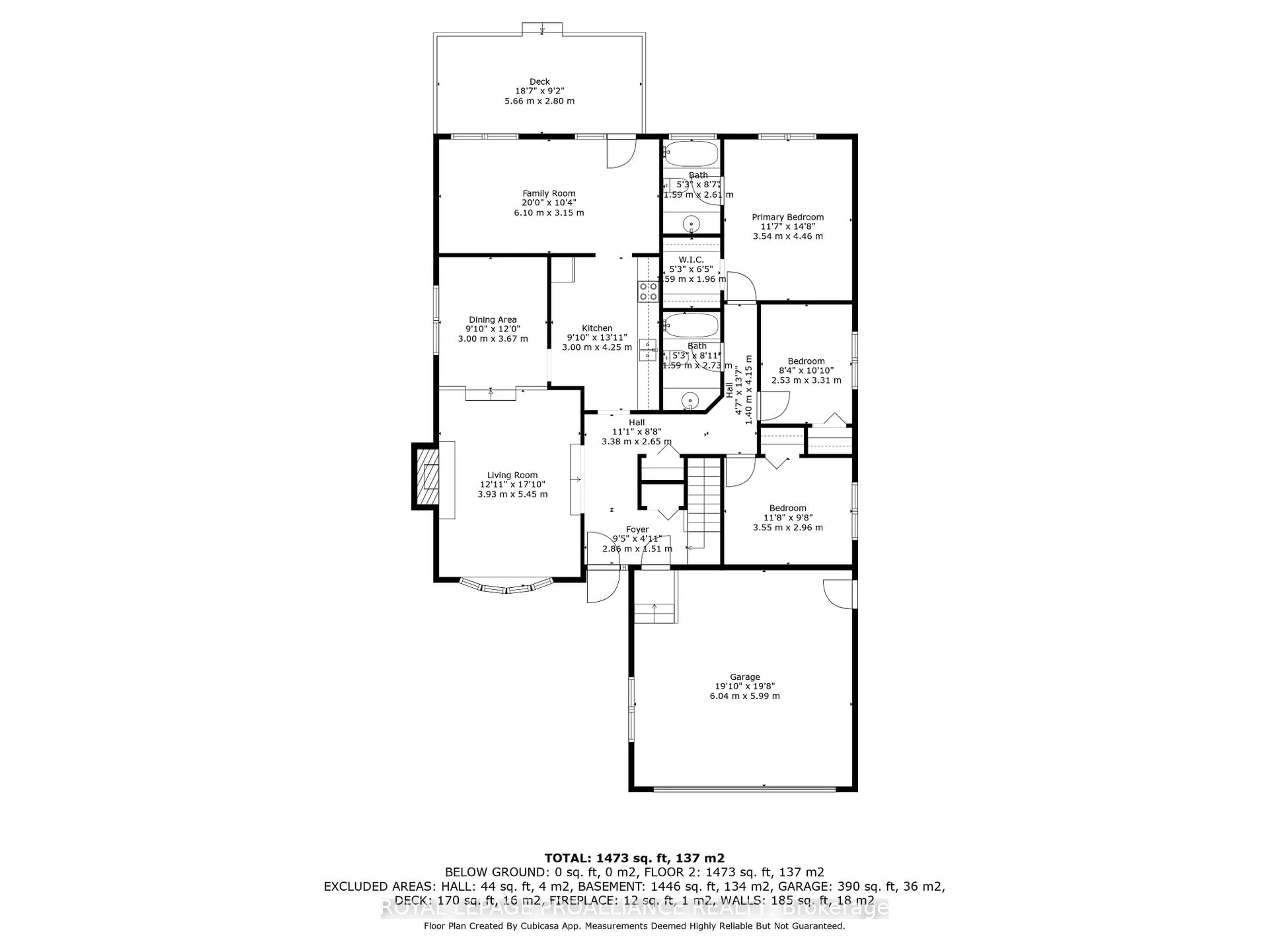 Floor plan for 208 Beley St, Brockville Ontario K6V 6Z8