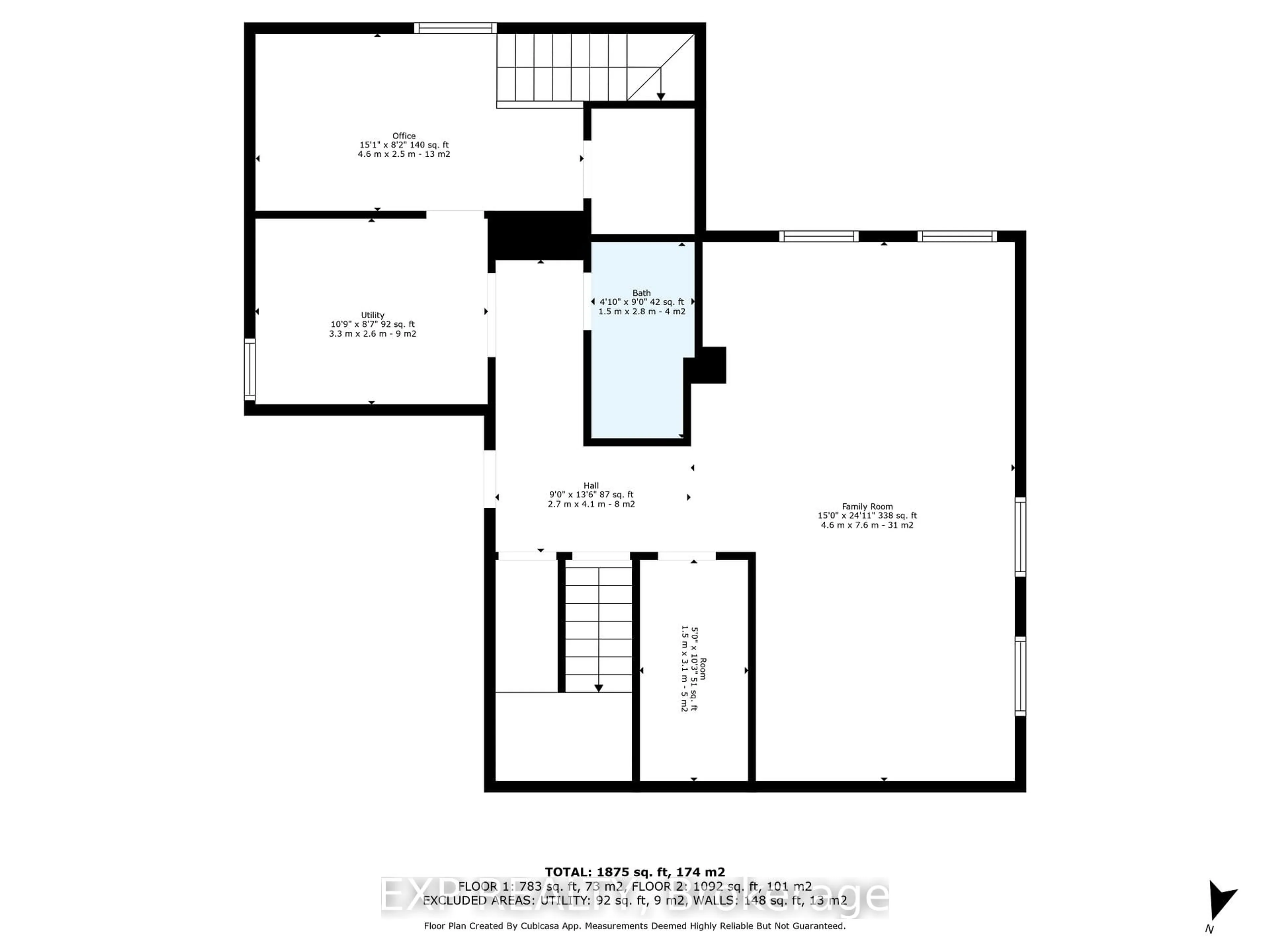 Floor plan for 1828 Lorraine Ave, Ottawa Ontario K1H 6Z8