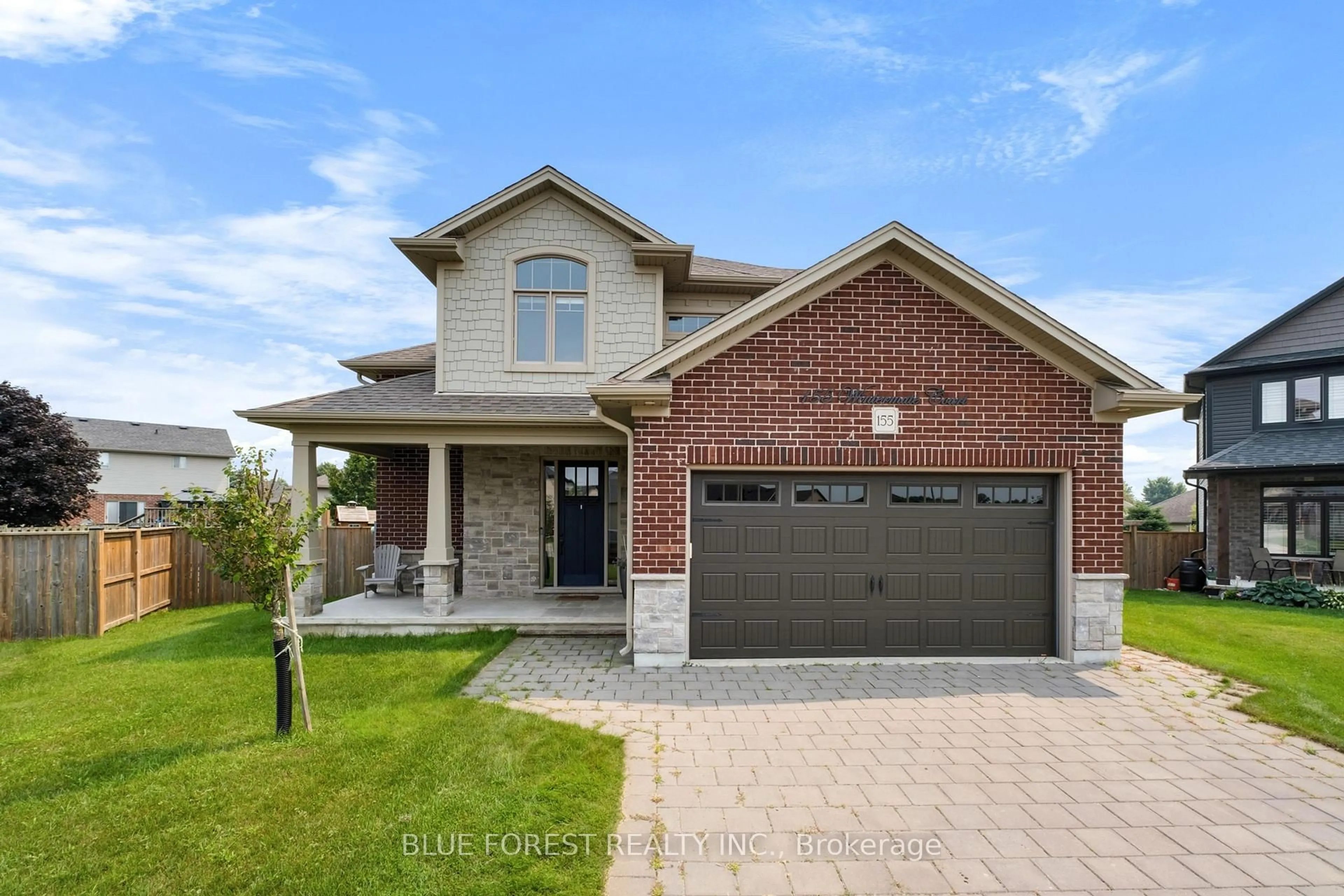 Home with brick exterior material, street for 155 Wintermute Crt, Central Elgin Ontario N0L 1B0