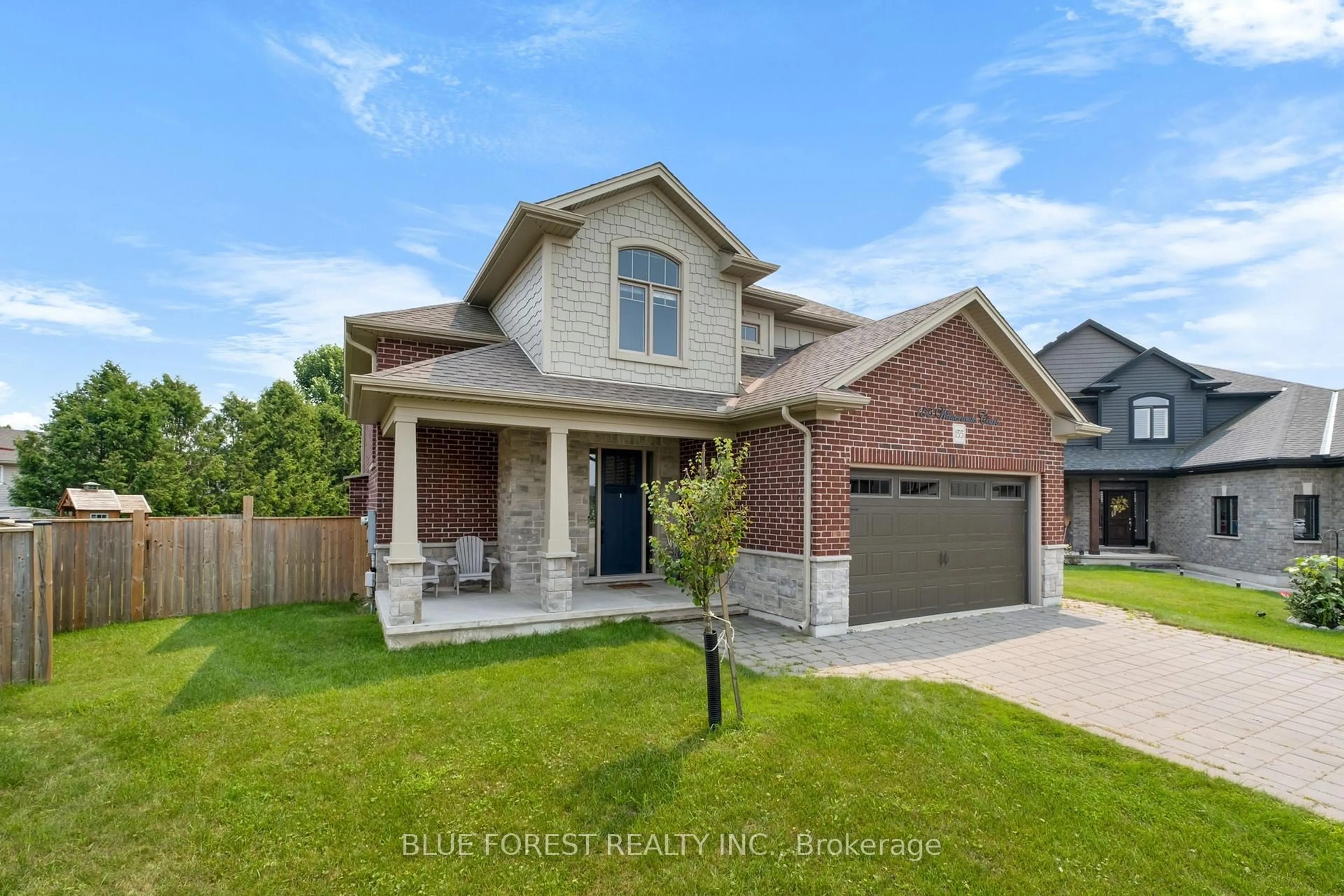 Home with brick exterior material, street for 155 Wintermute Crt, Central Elgin Ontario N0L 1B0