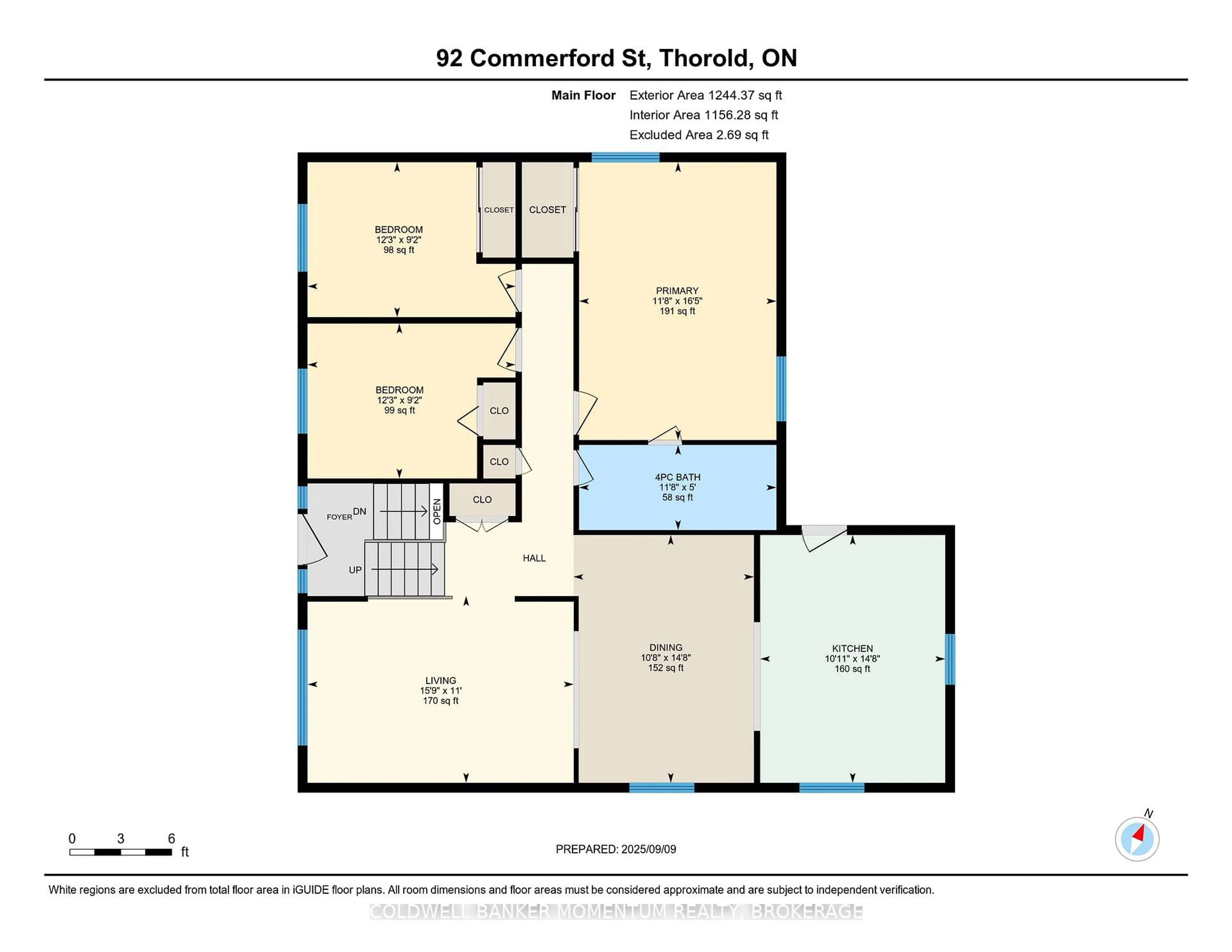 Floor plan for 92 Commerford St, Thorold Ontario L2V 4R2