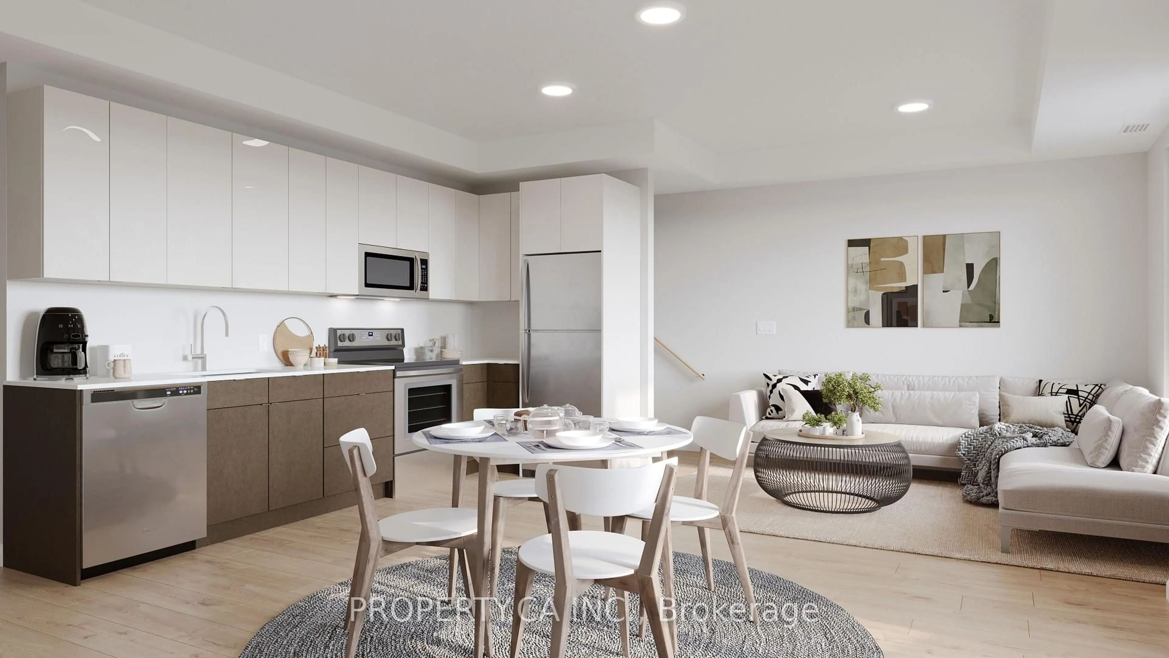 Open concept kitchen, unknown for 708 Woolwich St #302, Guelph Ontario N1H 3Z1