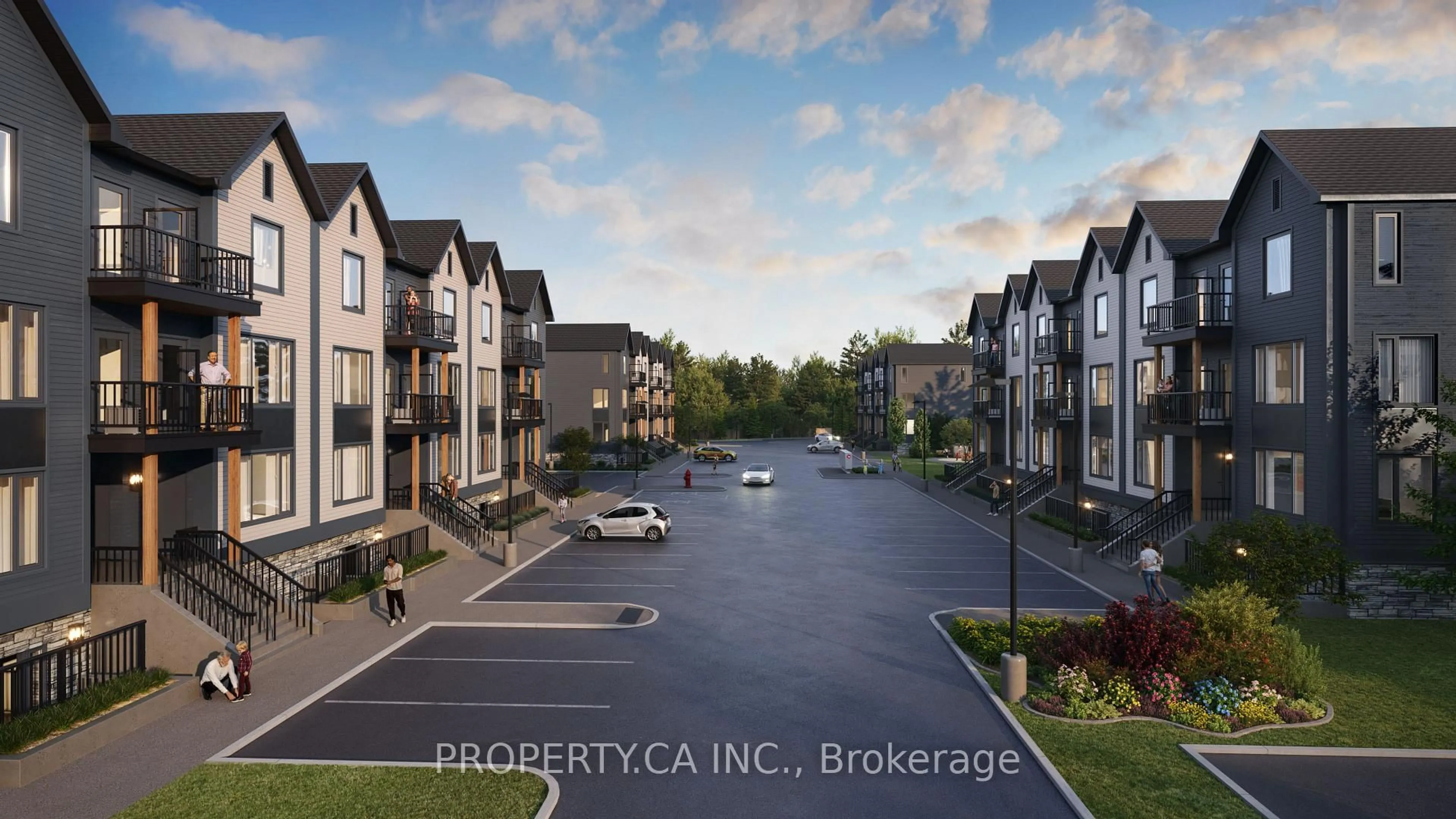 A pic from outside/outdoor area/front of a property/back of a property/a pic from drone, unknown for 708 Woolwich St #324, Guelph Ontario N1H 3Z1