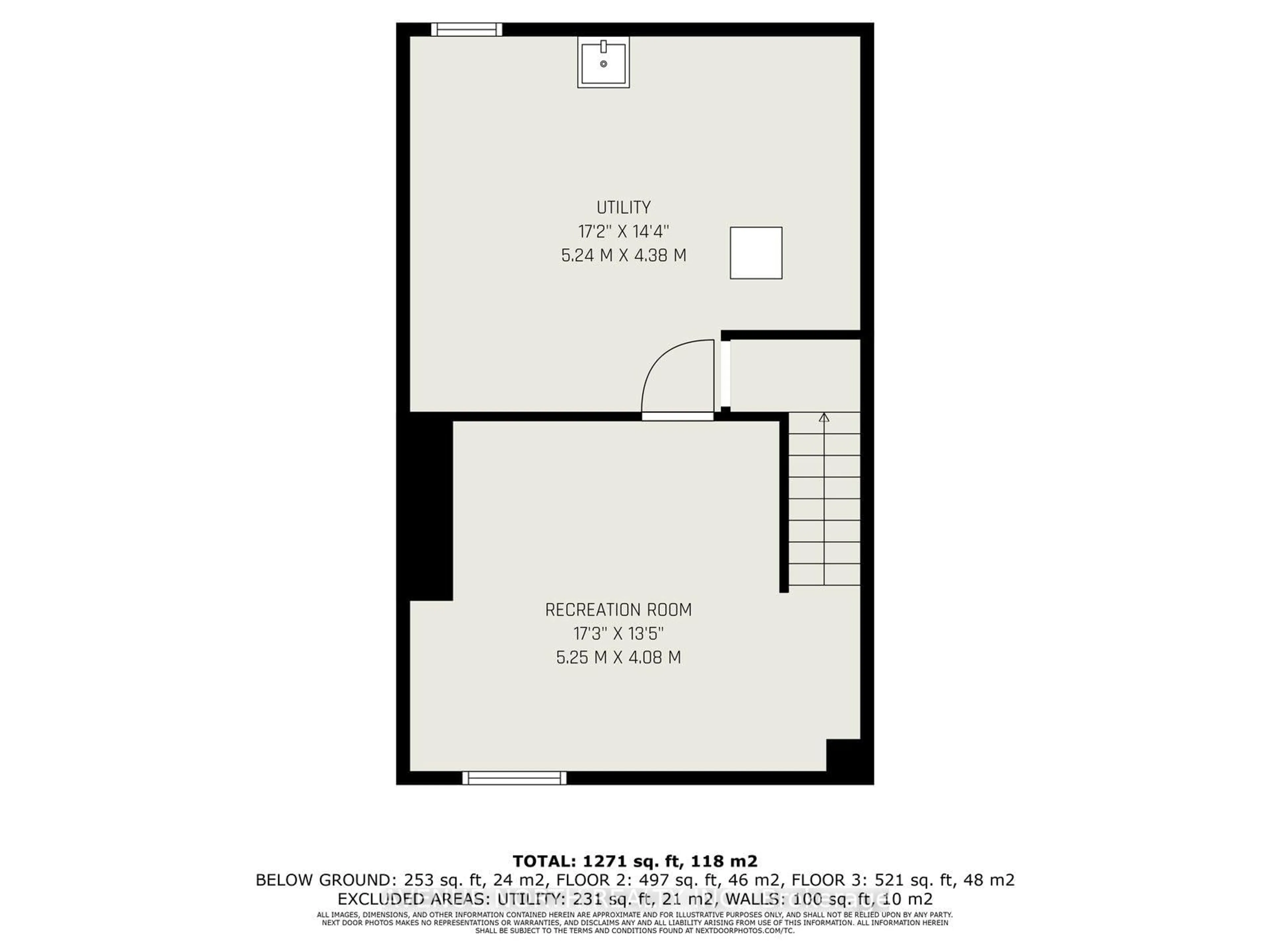 Floor plan for 1771 Dondale St #60, Ottawa Ontario K1B 5H7