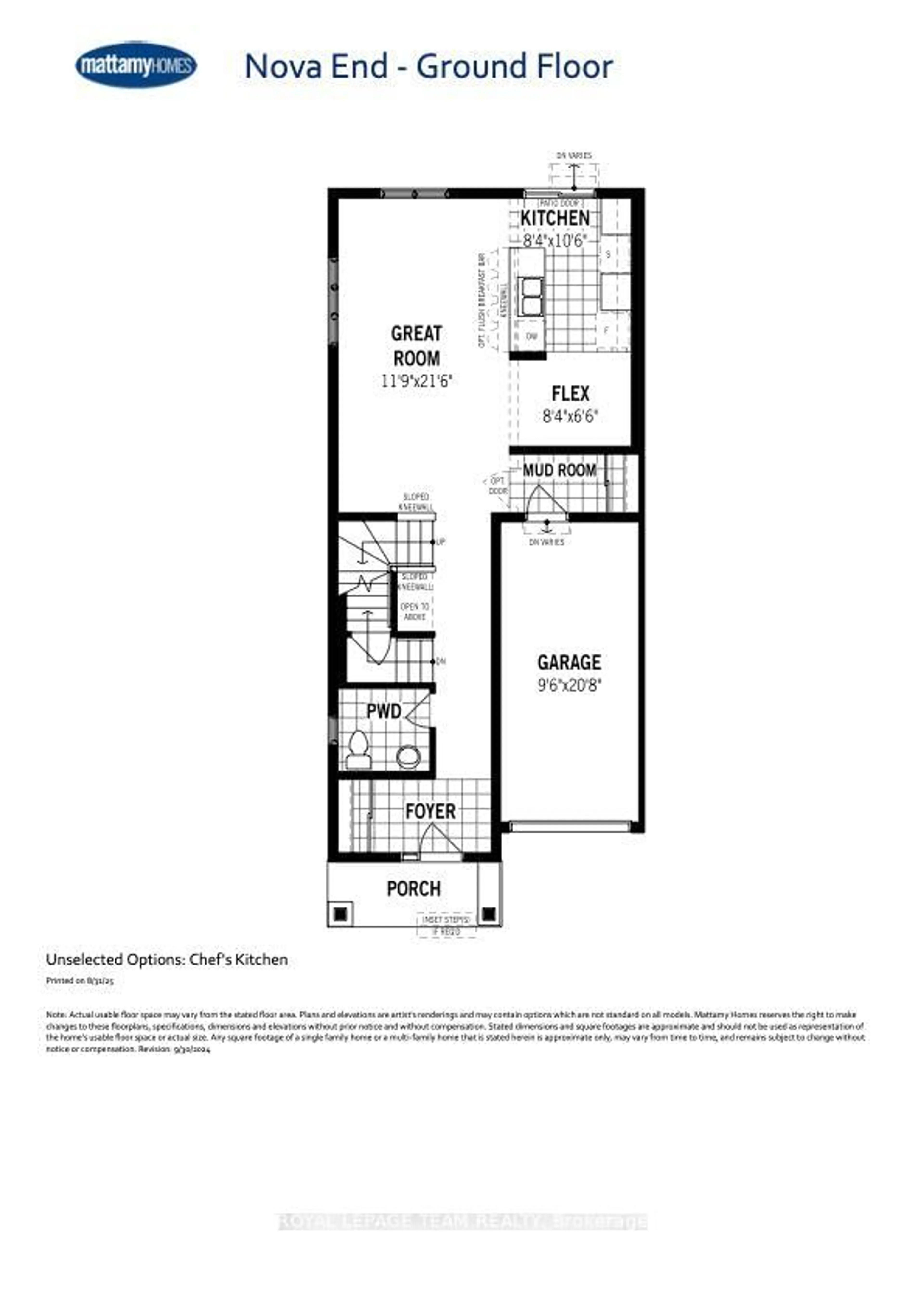 Floor plan for 701 Tincture Pl, Ottawa Ontario K2K 1X7