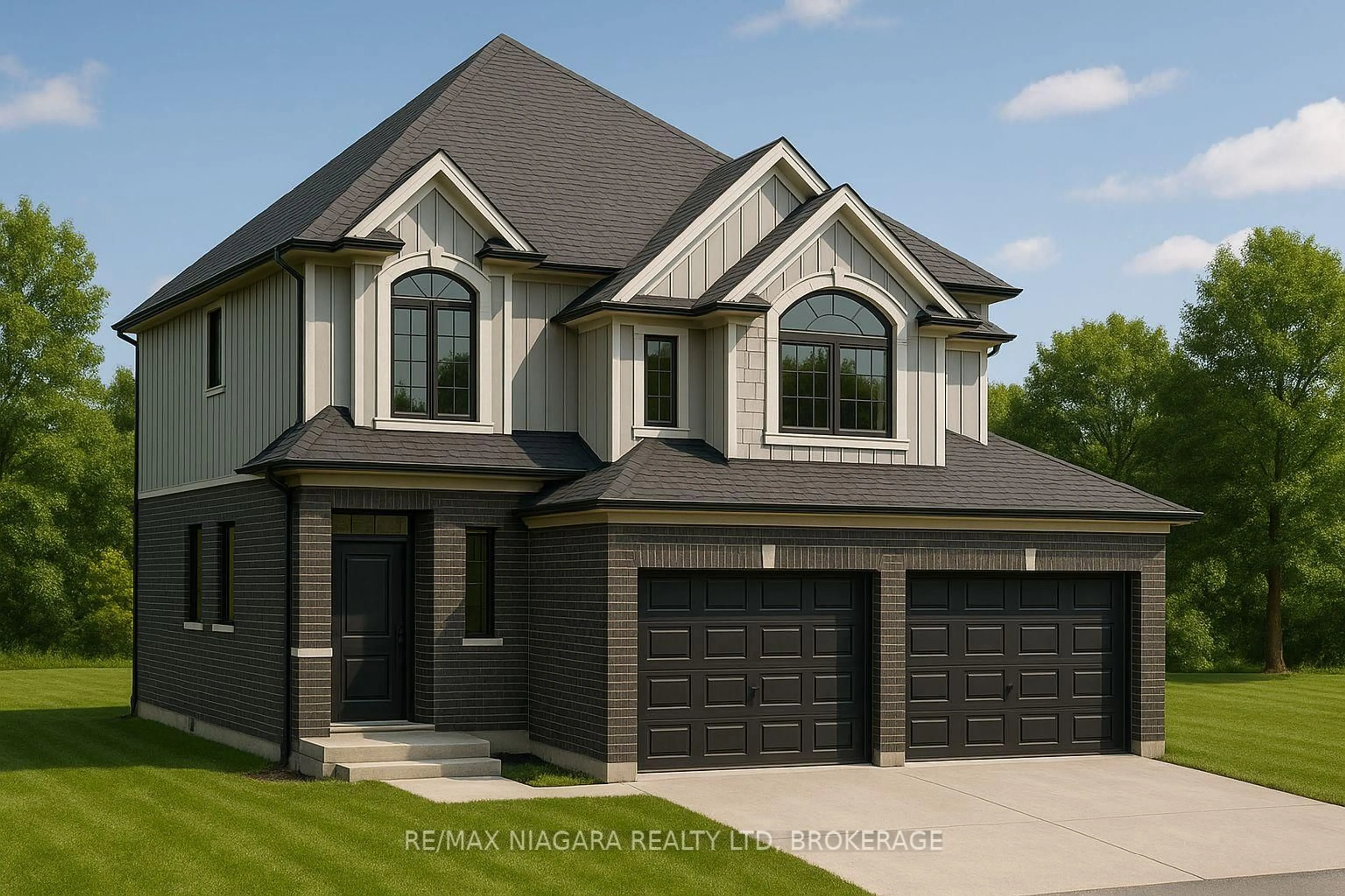 Home with brick exterior material, street for 452.5 FERNDALE Ave, Fort Erie Ontario L2A 5C4