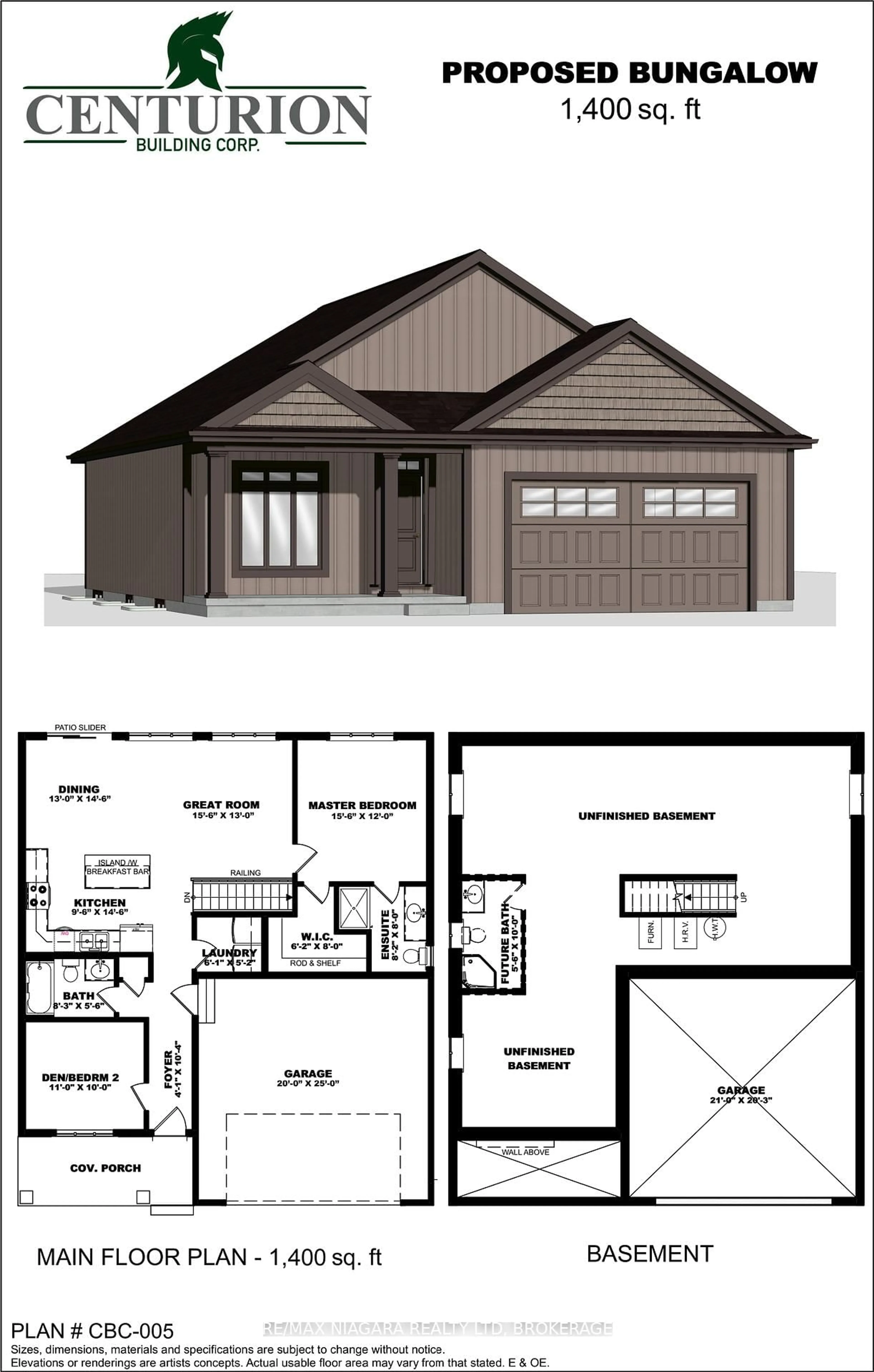 Floor plan for 452 FERNDALE Ave, Fort Erie Ontario L2A 5C4