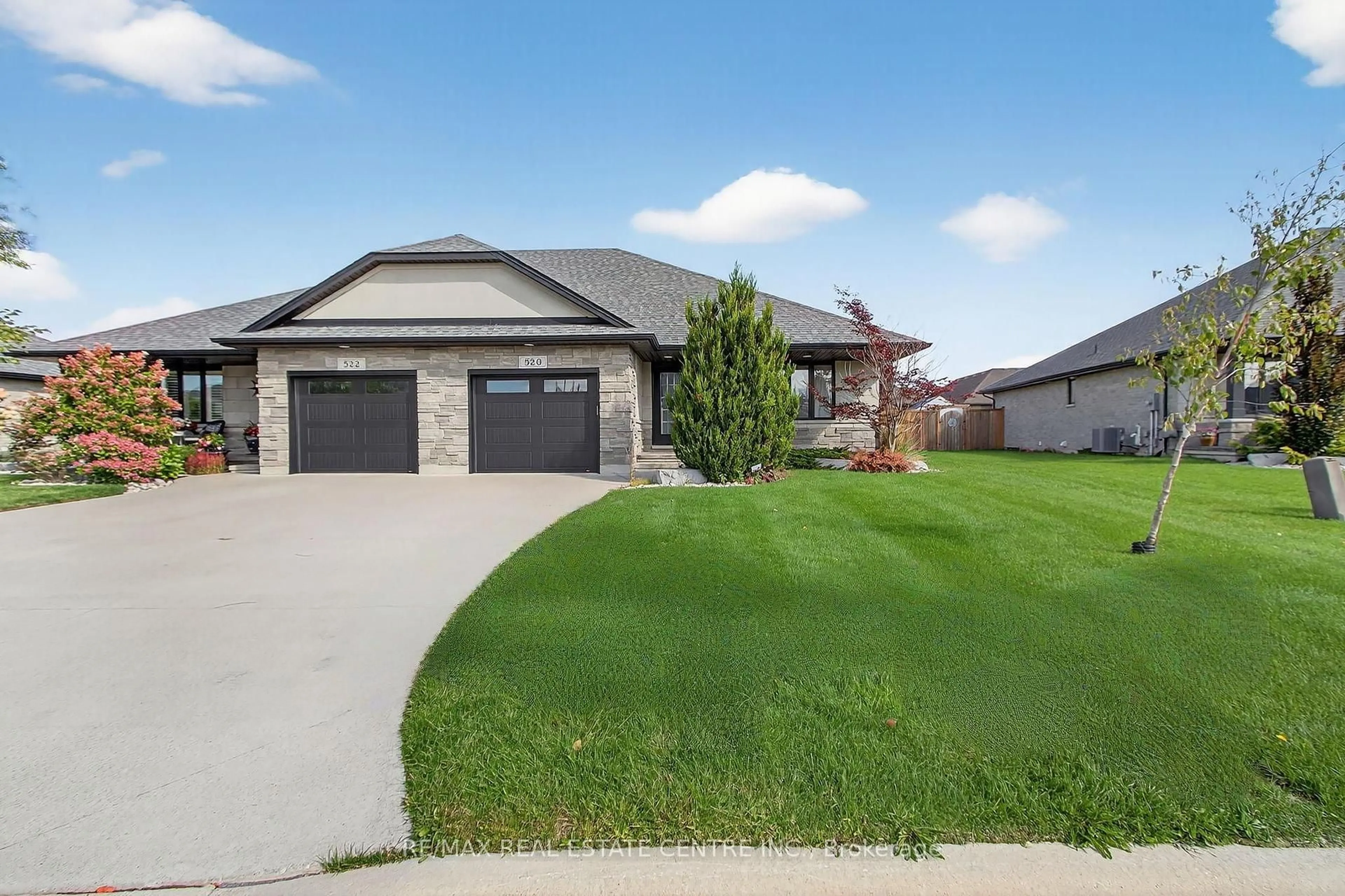 Home with brick exterior material, street for 520 Molinari Cres, Sarnia Ontario N7W 1C5
