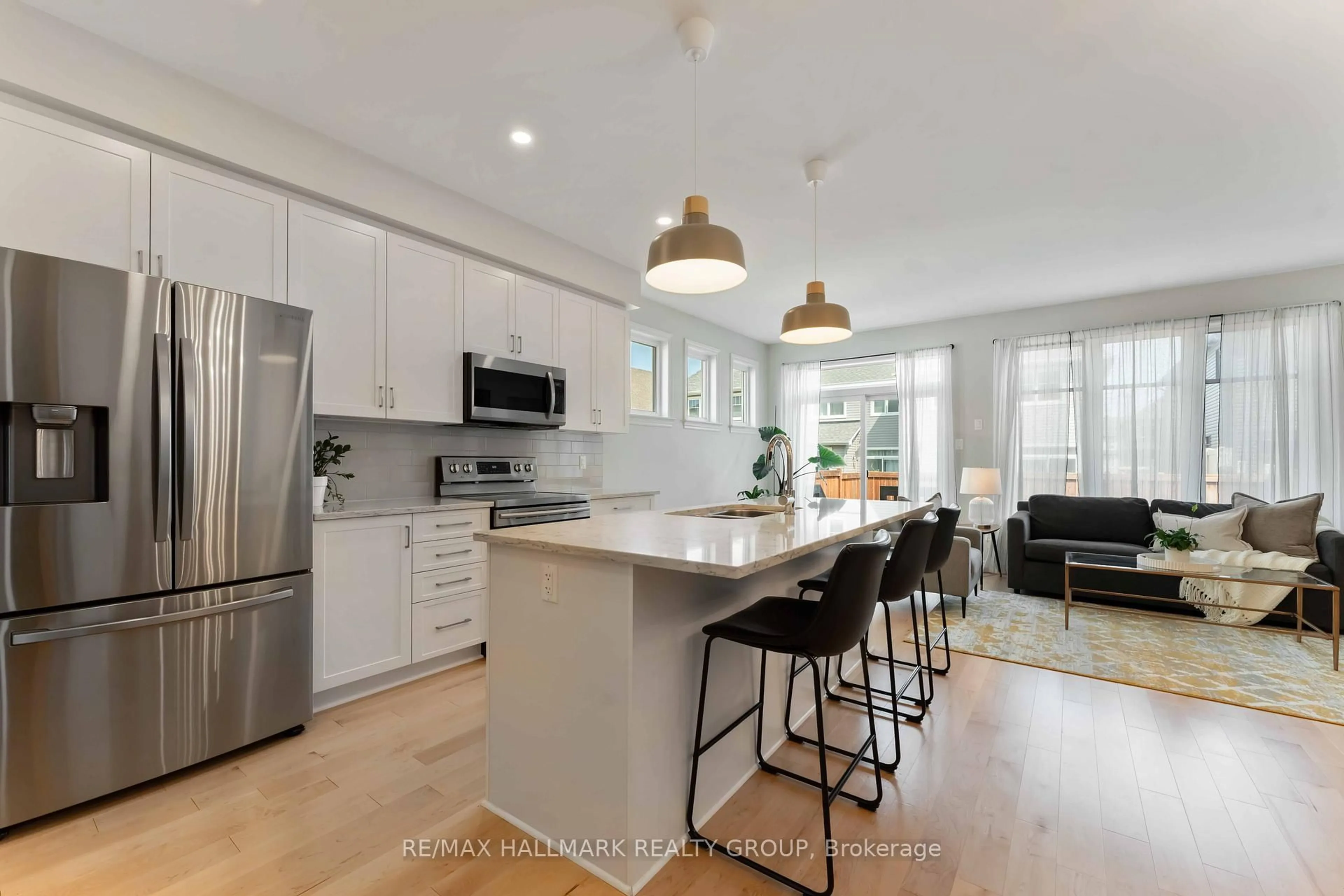 Open concept kitchen, unknown for 59 Finsbury Ave, Ottawa Ontario K2S 2N8