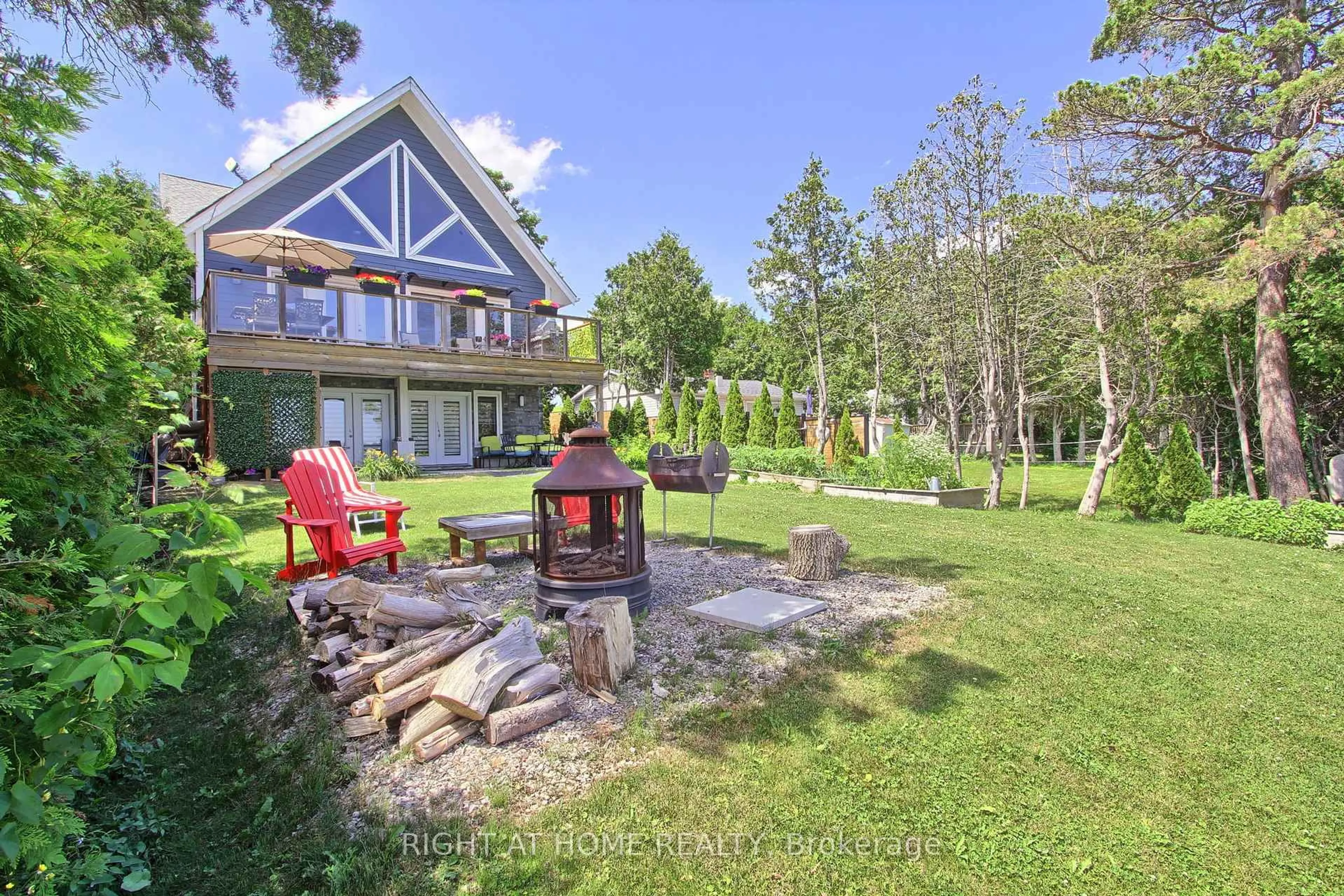 Patio, water/lake/river/ocean view for 26 Beach Rd, Kawartha Lakes Ontario K0M 2C0