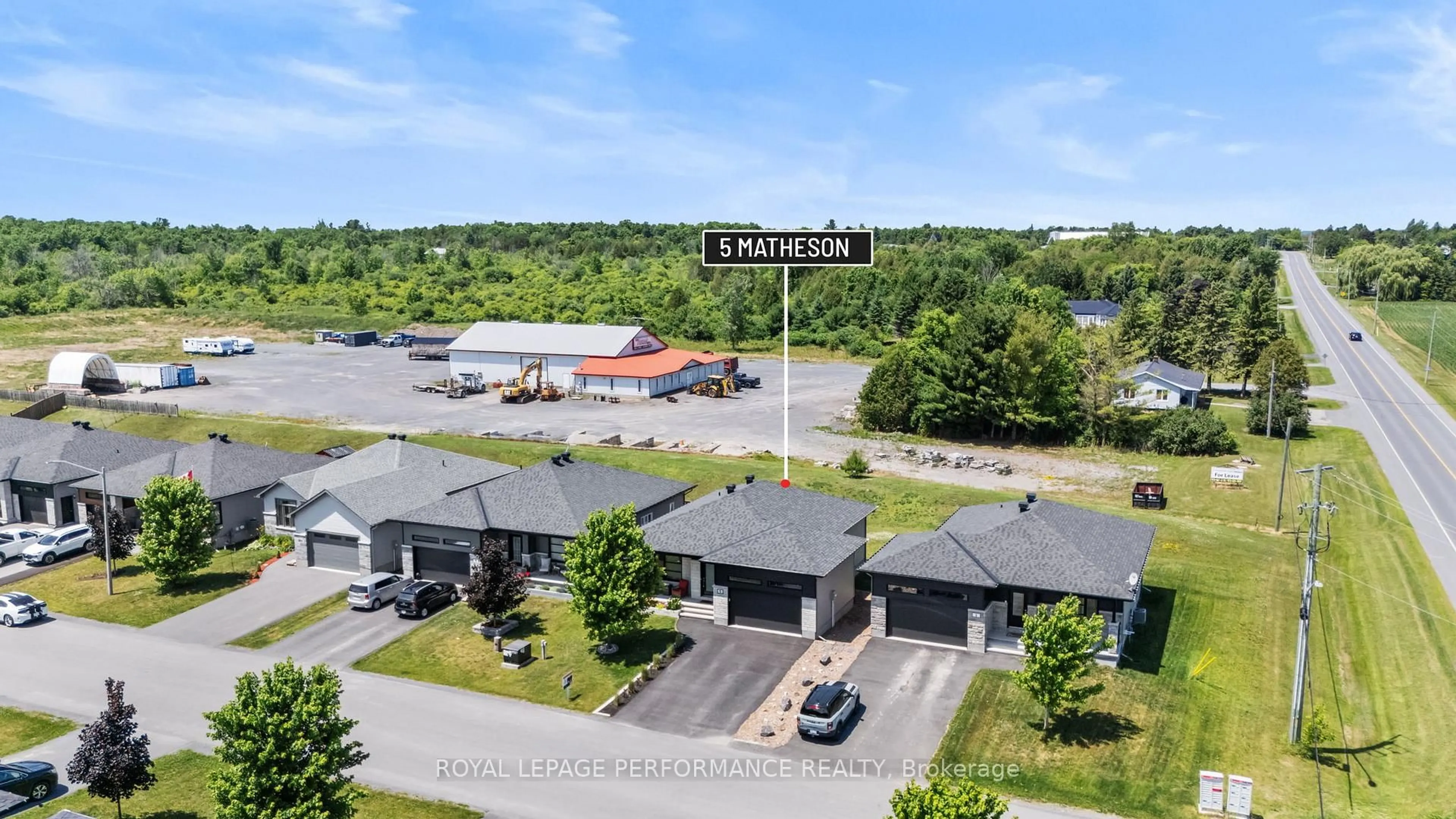 A pic from outside/outdoor area/front of a property/back of a property/a pic from drone, building for 5 Matheson St, North Stormont Ontario K0A 1R0