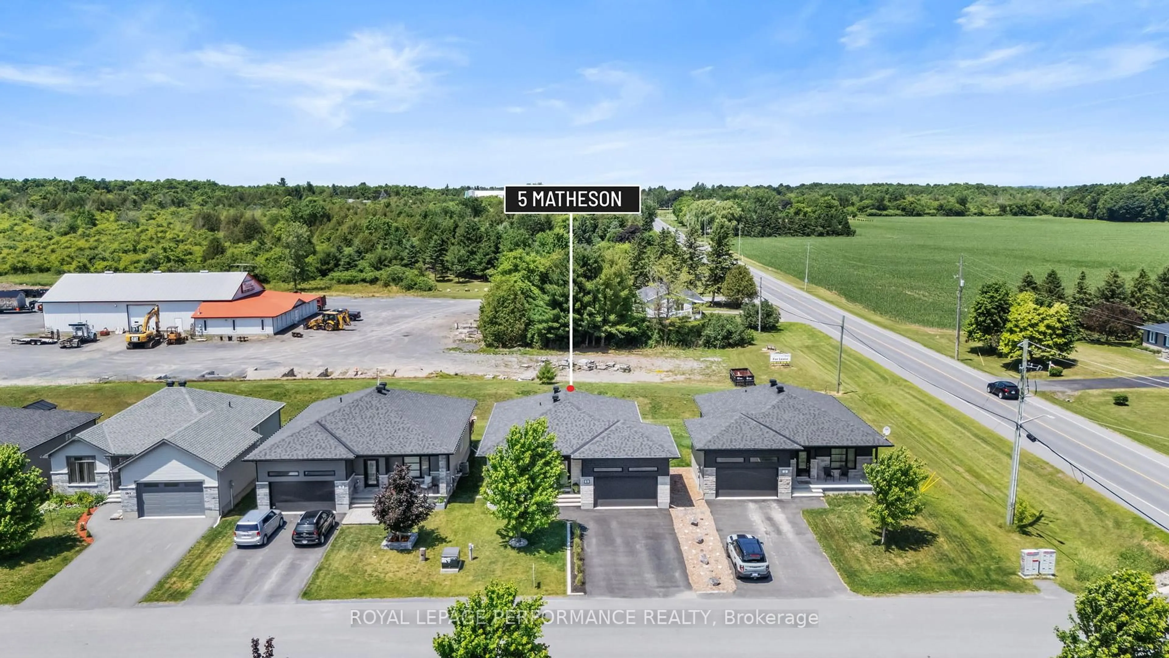 A pic from outside/outdoor area/front of a property/back of a property/a pic from drone, unknown for 5 Matheson St, North Stormont Ontario K0A 1R0