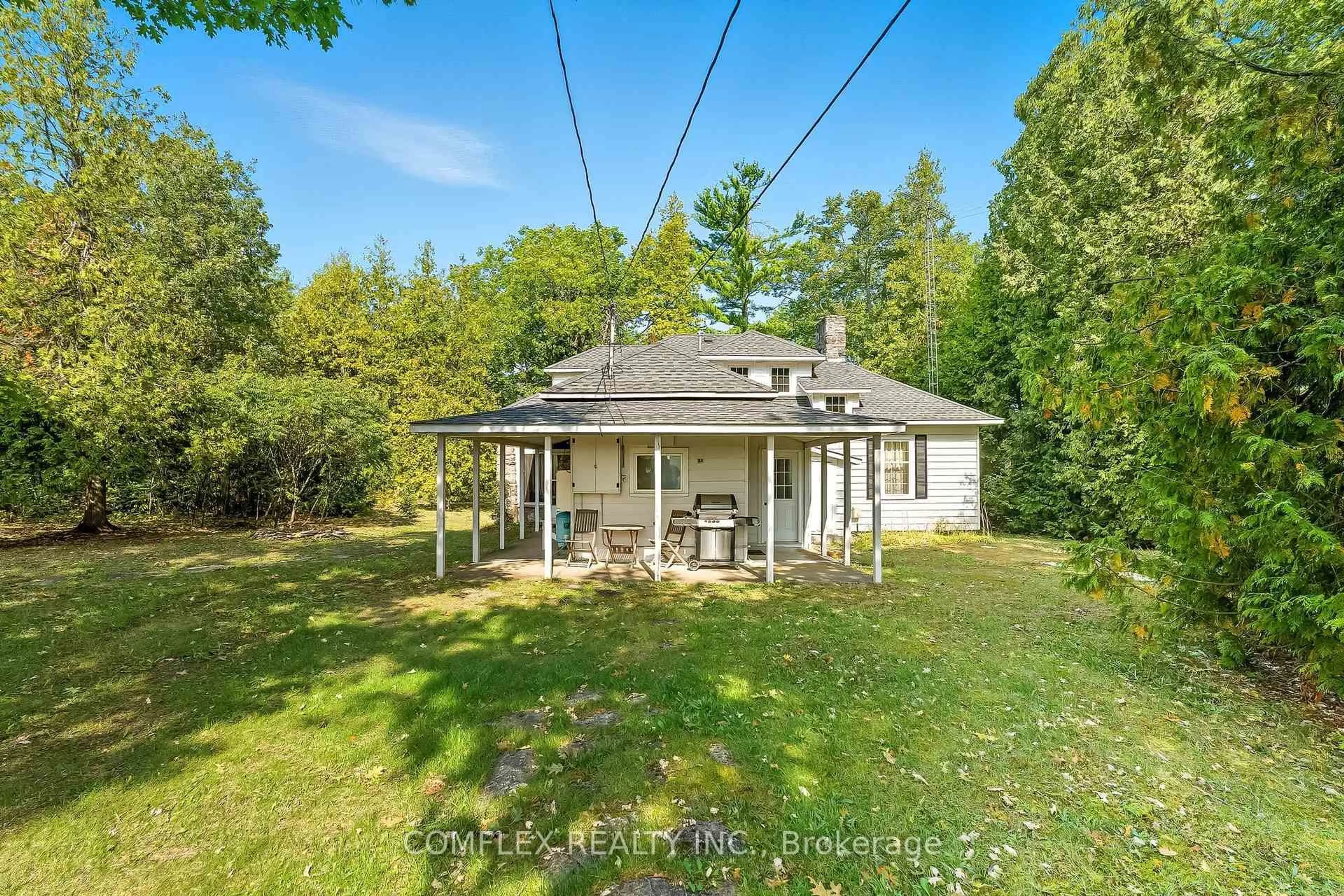 A pic from outside/outdoor area/front of a property/back of a property/a pic from drone, water/lake/river/ocean view for 85 Meachin Dr, Kawartha Lakes Ontario K0M 1L0