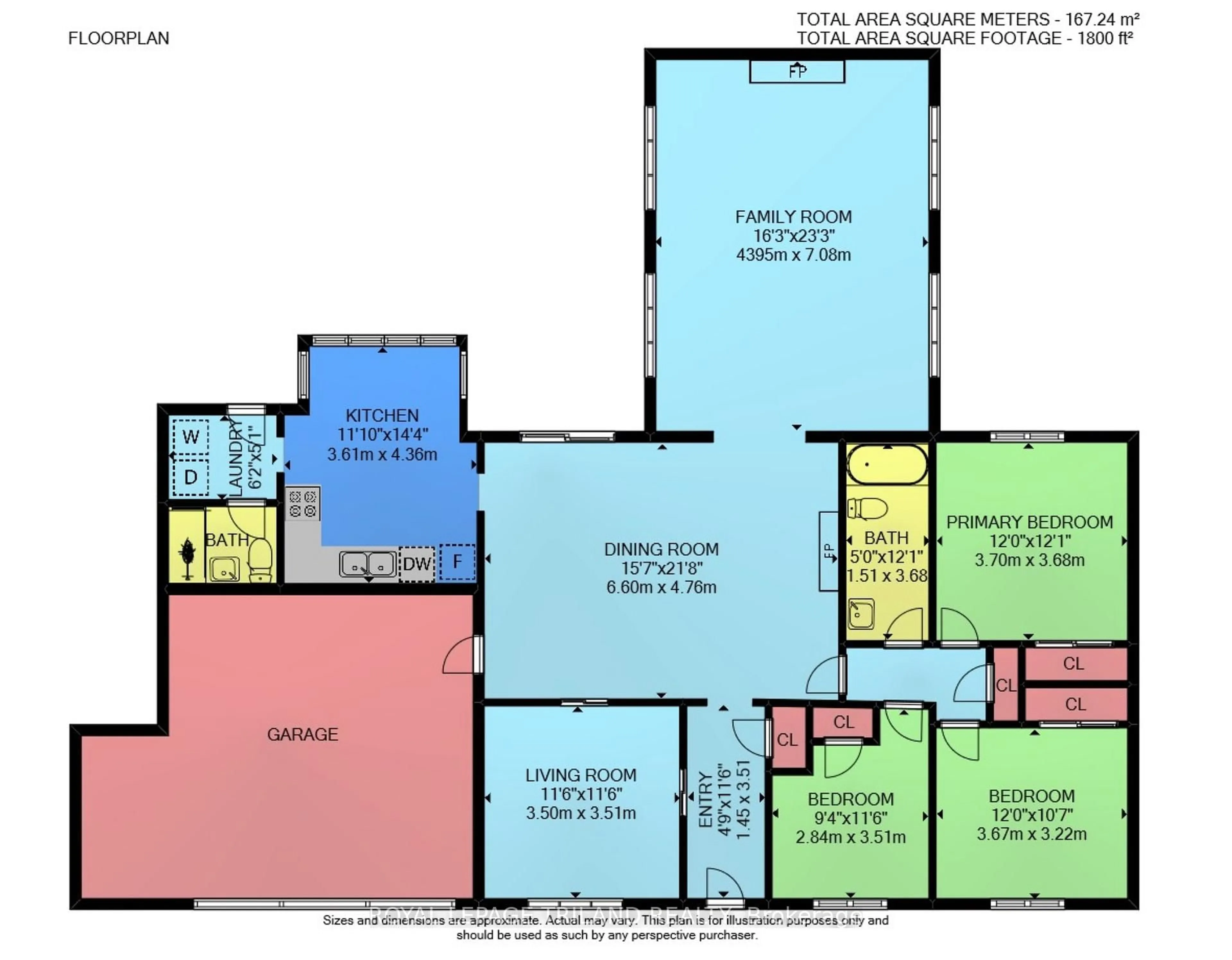 Floor plan for 10087 Beaver Dam Cres, Lambton Shores Ontario N0M 1T0